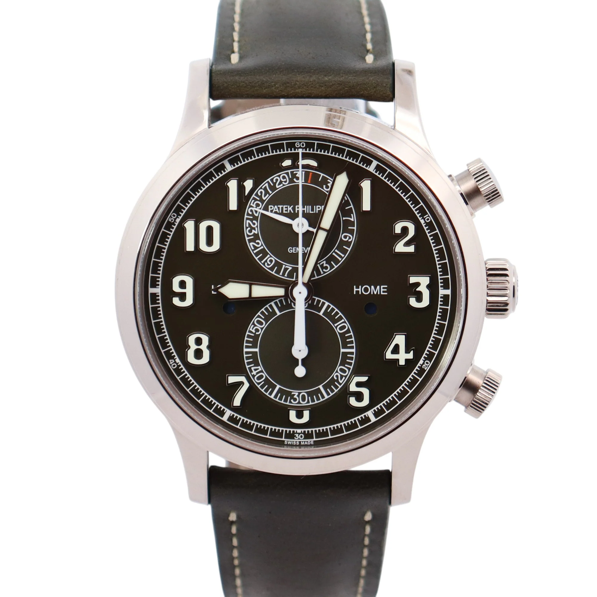 Patek Philippe Calatrava 42mm Green Dial Watch Ref# 5924G-010