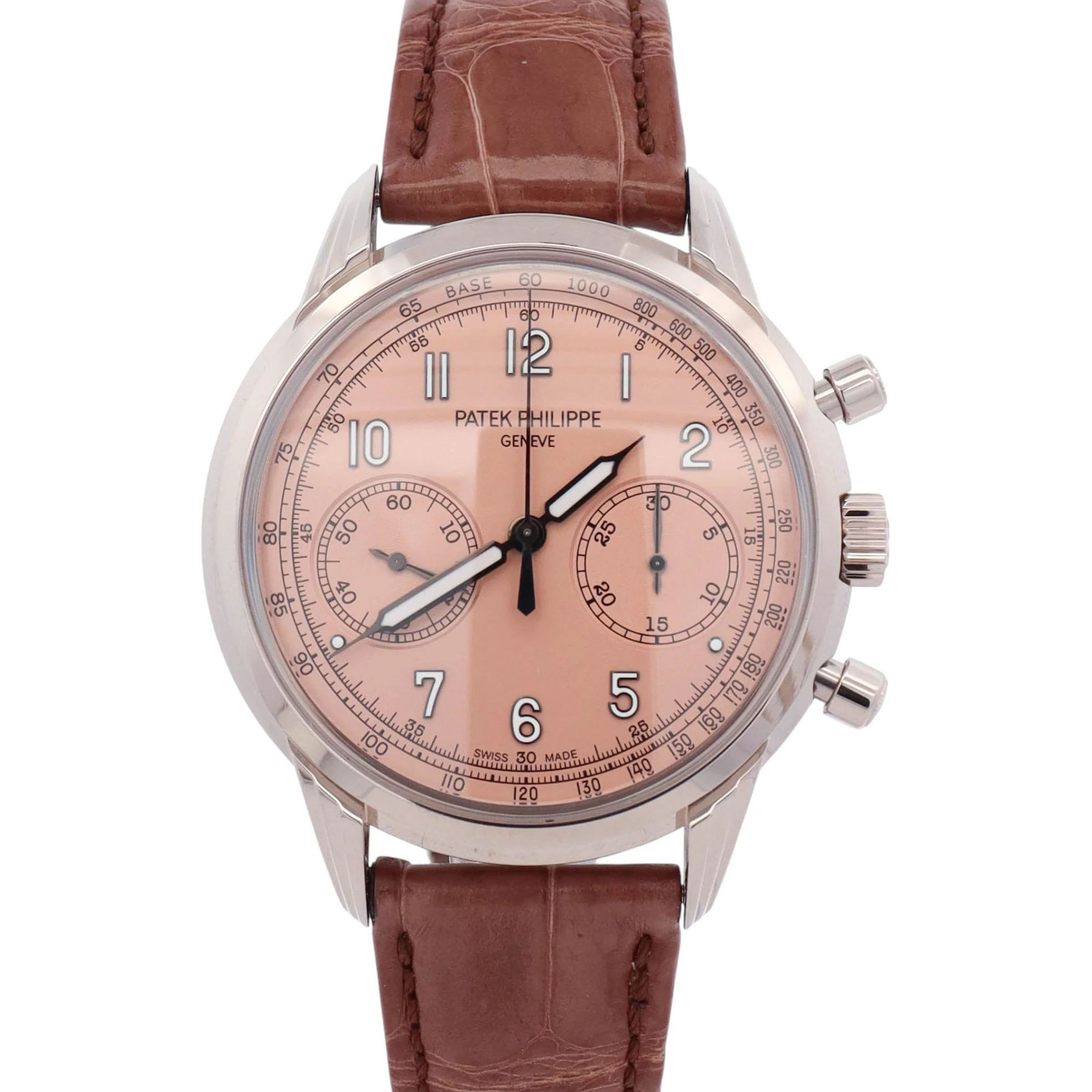 Patek Philippe Complications 41mm Salmon Dial Watch Ref# 5172G-001