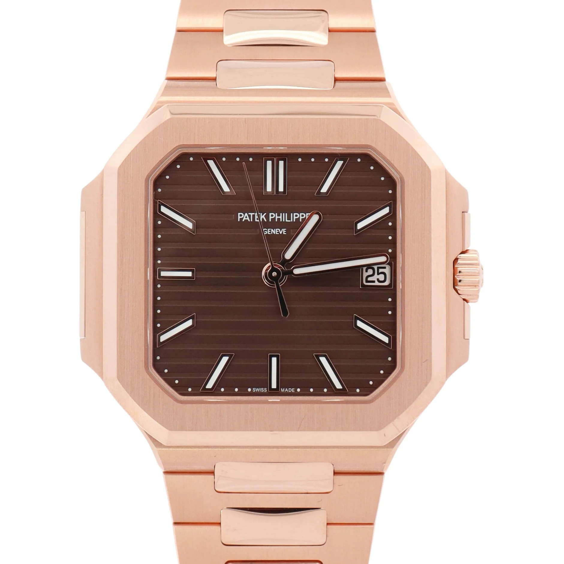 Patek Philippe Cubitus 40mm Brown Dial Watch Ref# 7128/1R-001