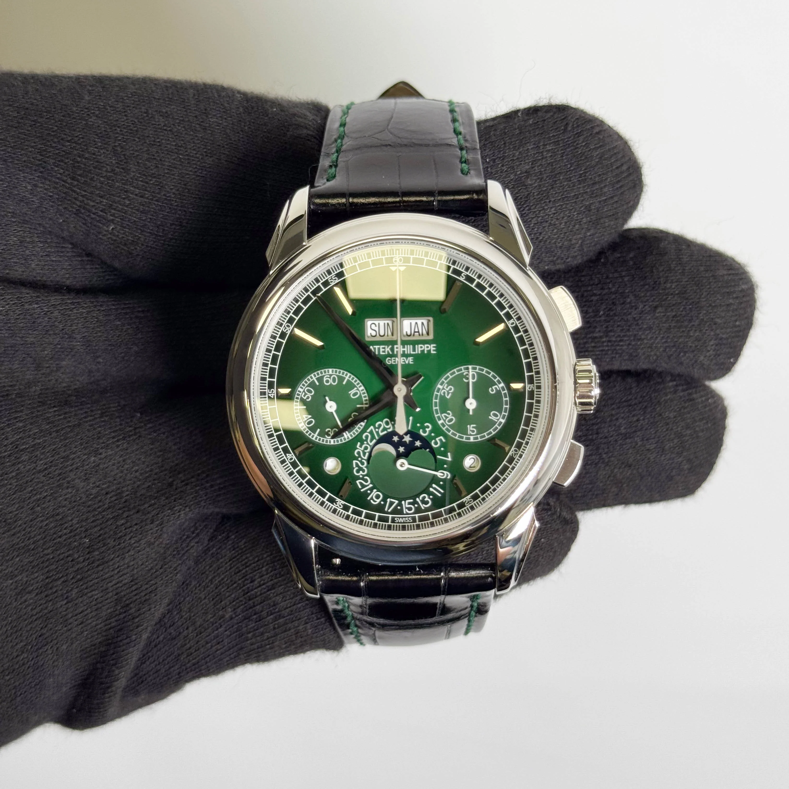 Patek Philippe Grand Complications 41mm Green Dial Watch Ref# 5270P-014 - Image 2