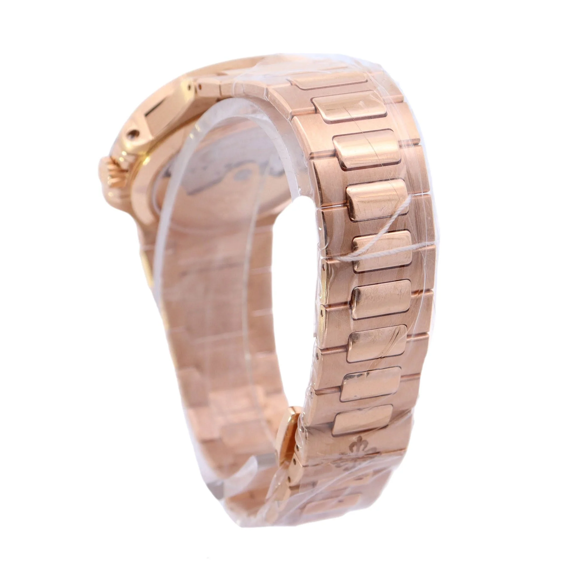 Patek Philippe Ladies Nautilus Rose Gold 32mm Champagne Stick Dial Watch Ref# 7010R/1R-013 - Image 3