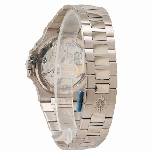 Patek Philippe Mens Nautilus White Gold 40mm Blue Sunburst Dial Watch Reference# 5740/1G - Image 3