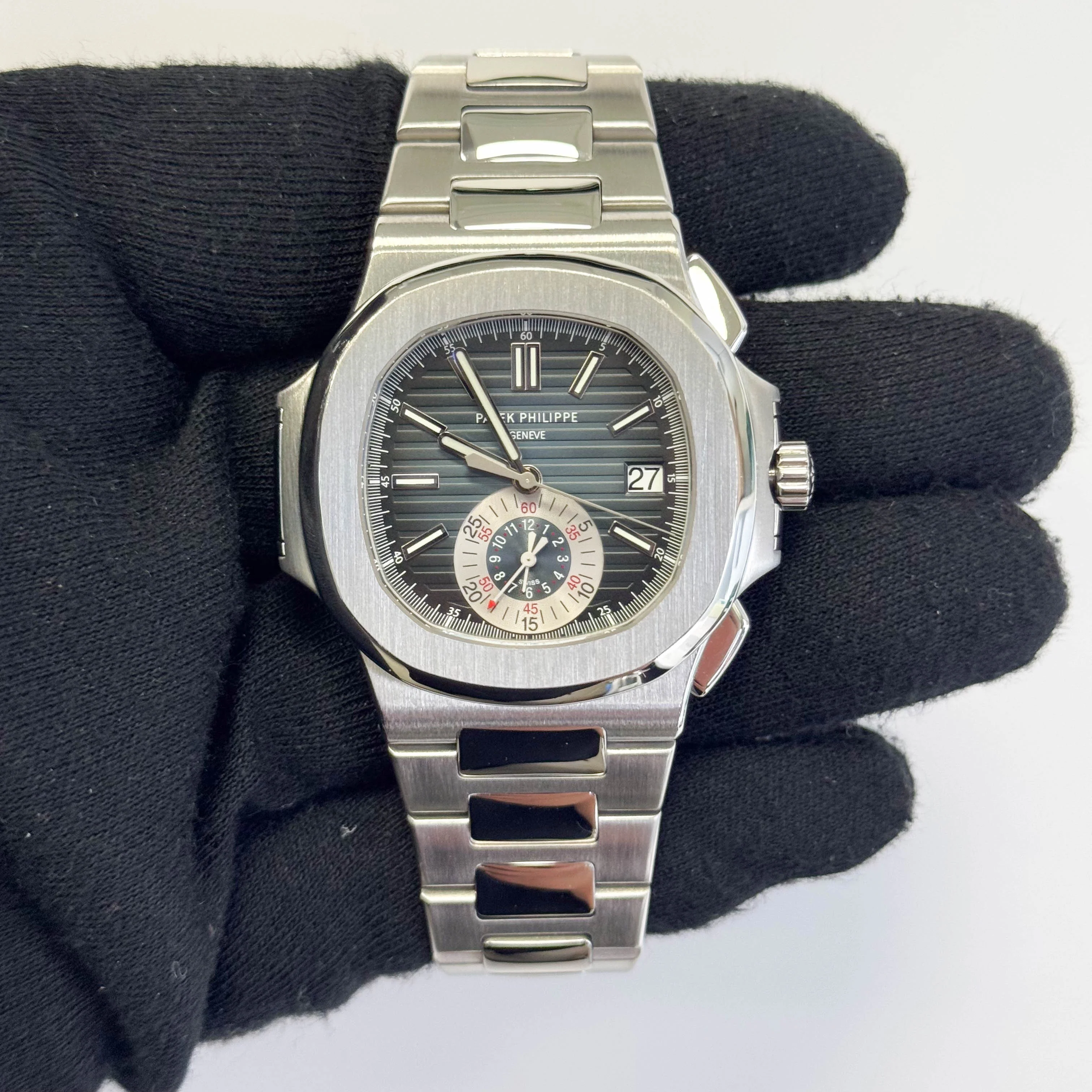 Patek Philippe Nautilus 40.5mm Blue Dial Watch Ref# 5980/1A-001 - Image 2