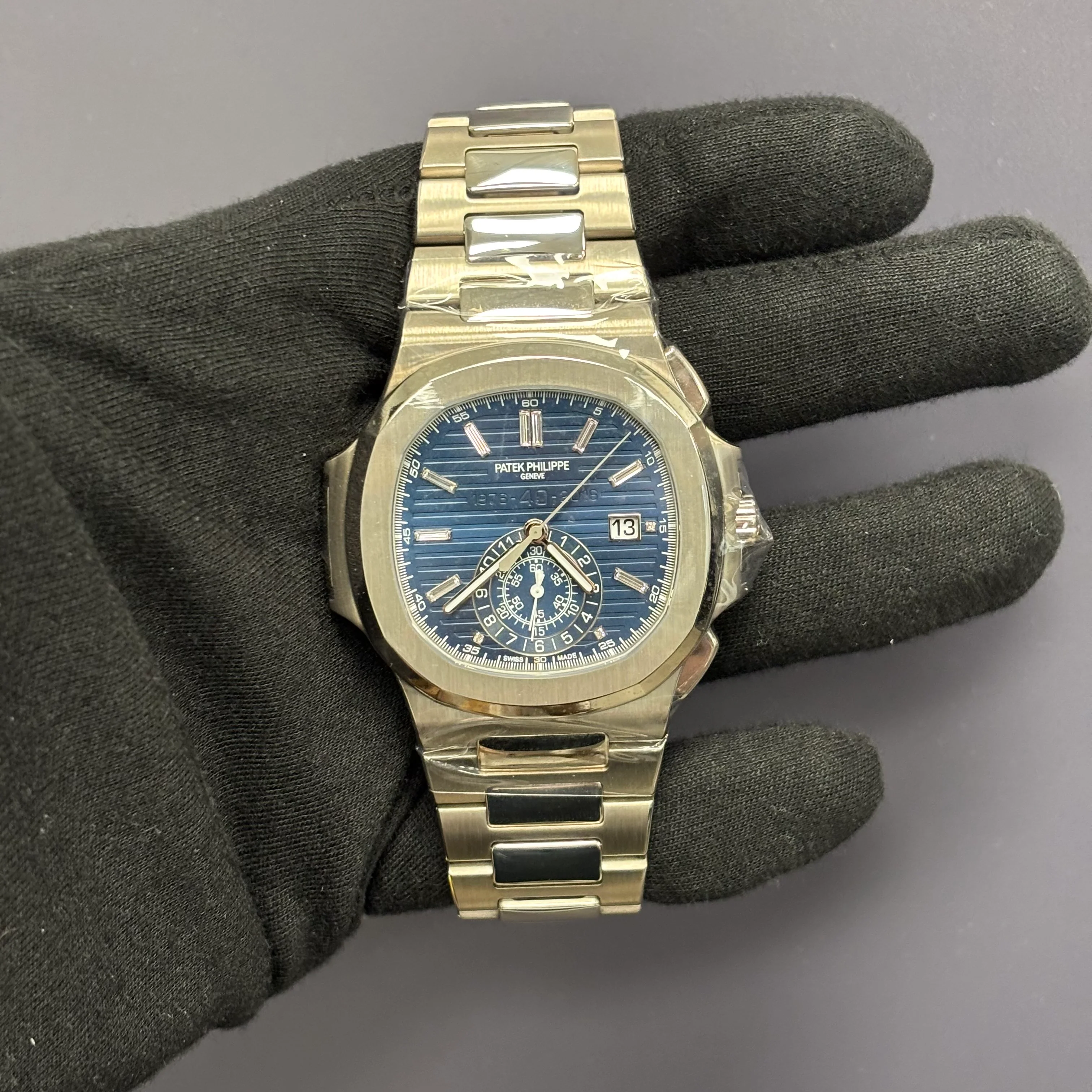 Patek Philippe Nautilus 44mm Blue Dial Watch Ref# 5976/1G-001 - Image 2