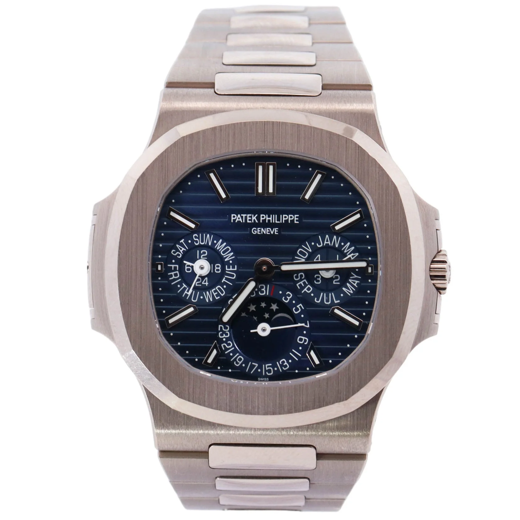 Patek Philippe Nautilus 40mm Blue Dial Watch Ref# 5740/1G-001