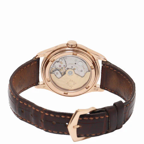 Patek Philippe Philippe Annual Calendar Rose Gold 37mm White Roman Dial Watch Reference# - Image 4