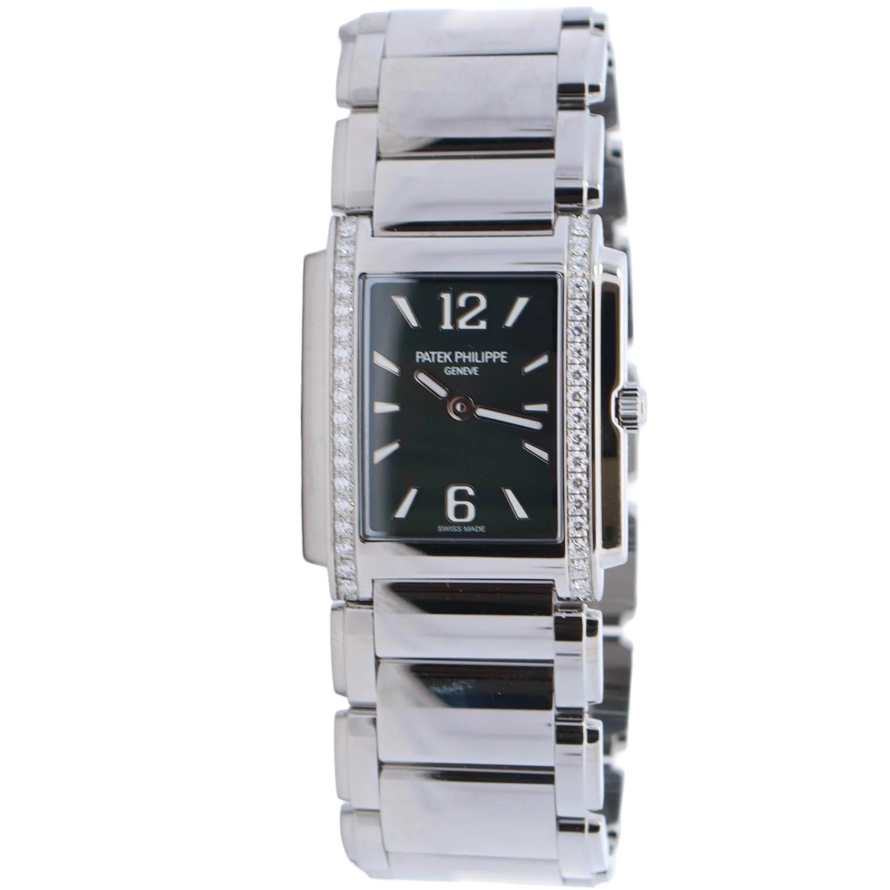 Patek Philippe Twenty-4 25mm Green Dial Watch Ref# 4910/1200A-011