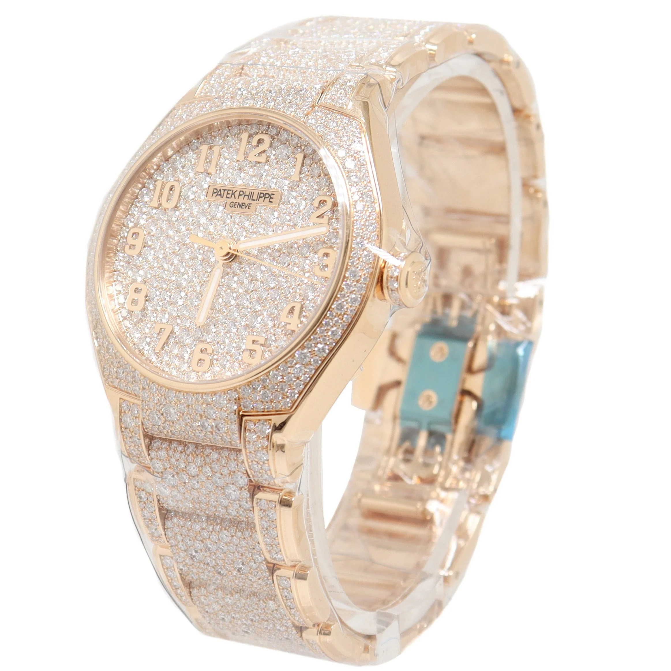 Patek Philippe Ladies Twenty~4 Factory Rose Gold 36mm Factory Paved Diamond Dial Watch Reference# 7300/1450r - Image 2