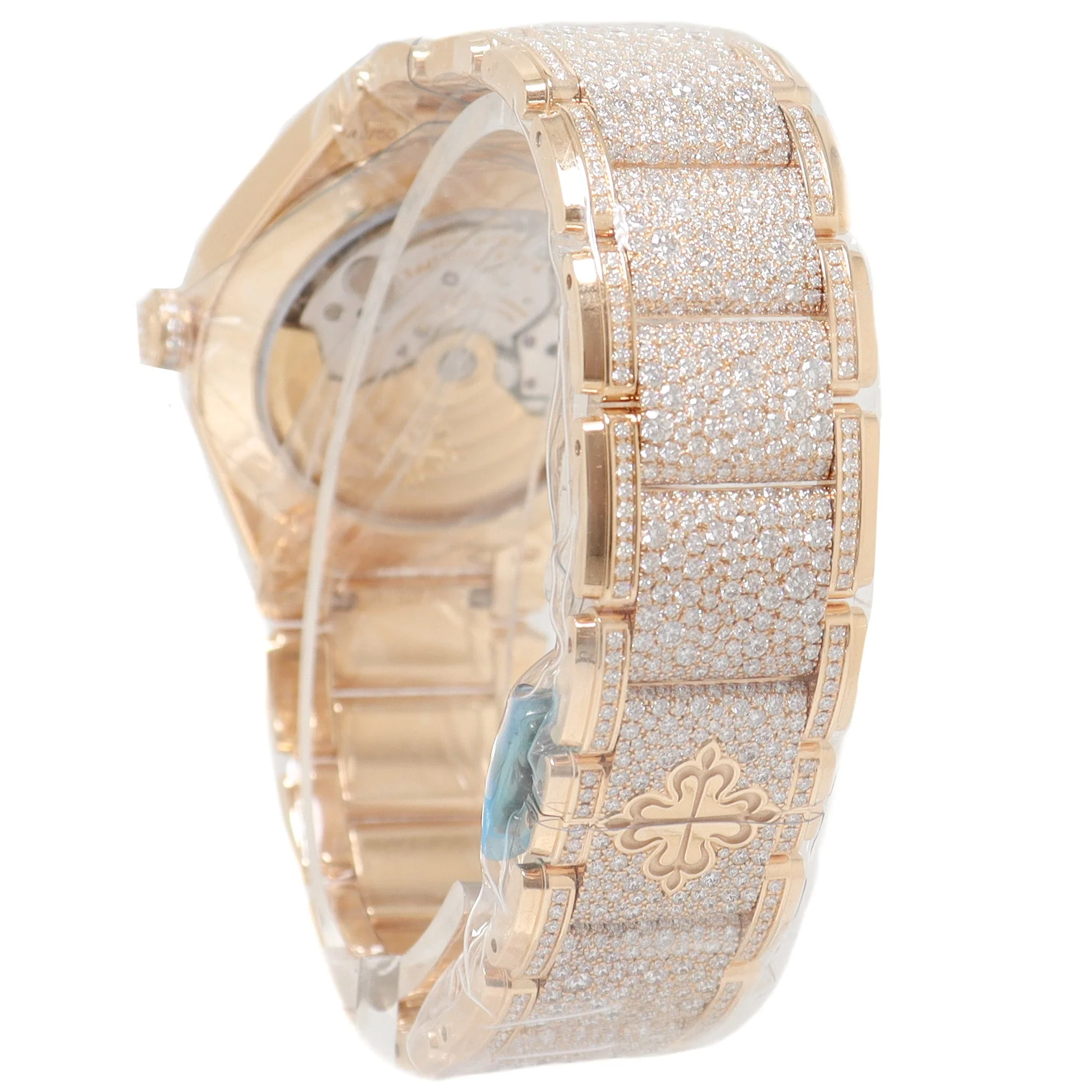 Patek Philippe Ladies Twenty~4 Factory Rose Gold 36mm Factory Paved Diamond Dial Watch Reference# 7300/1450r - Image 3
