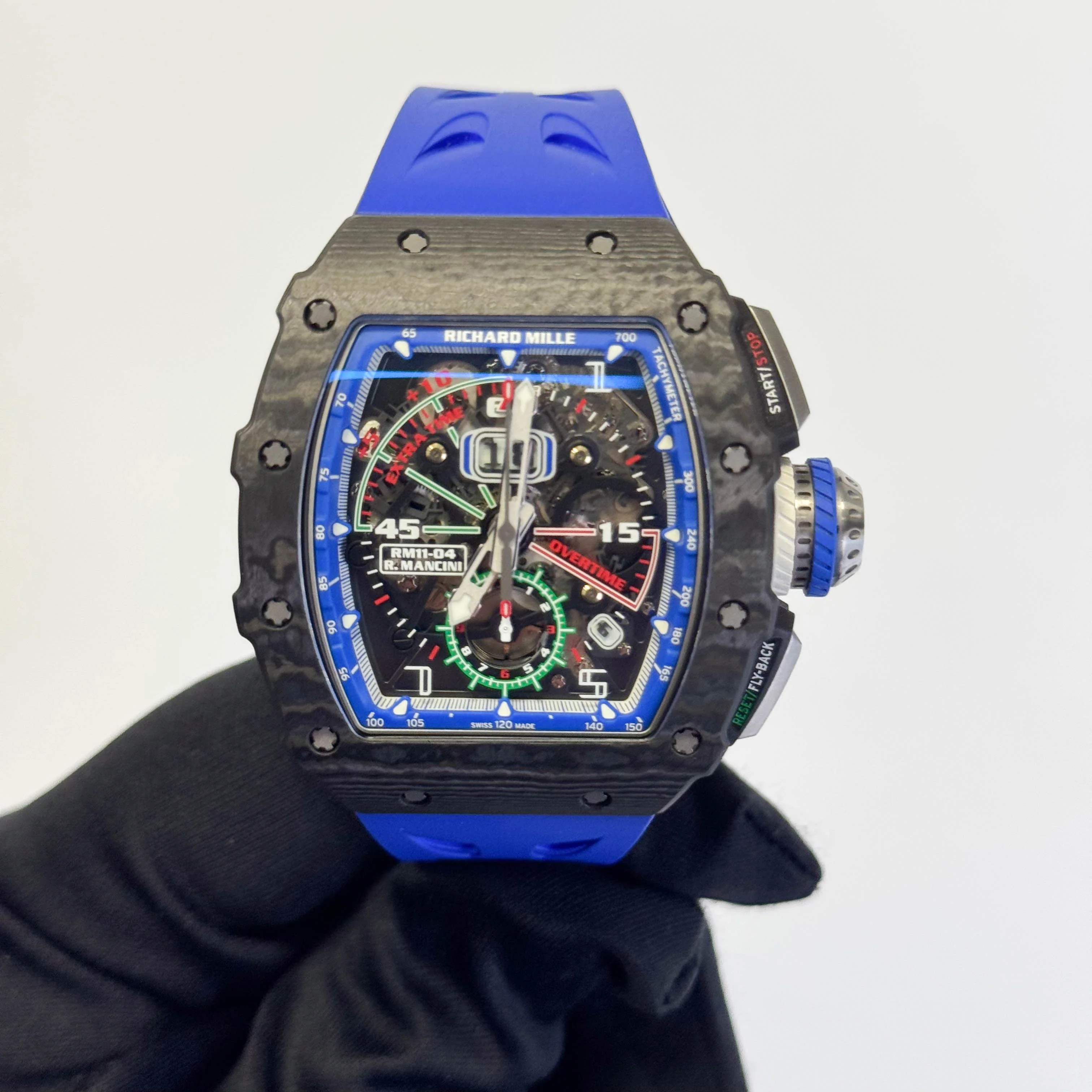 Richard Mille 11-04 Roberto Mancini Edition 50mm Skeleton Dial Watch Ref# RM11-04 - Image 2