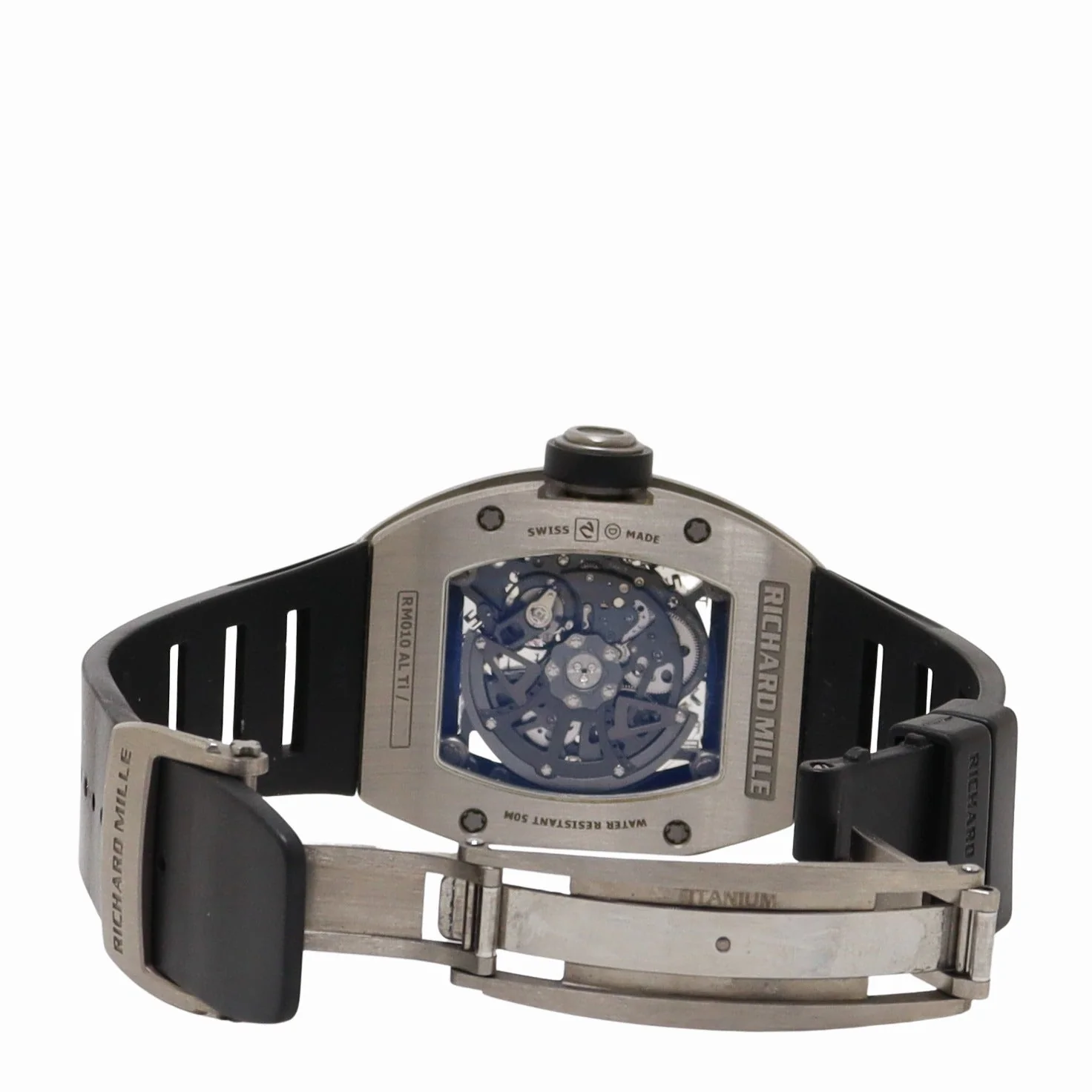 Richard Mille RM-010 AL Ti Titanium 38x45mm Skeleon Arabic Dial Watch Reference #: RM010 AlTi - Image 4