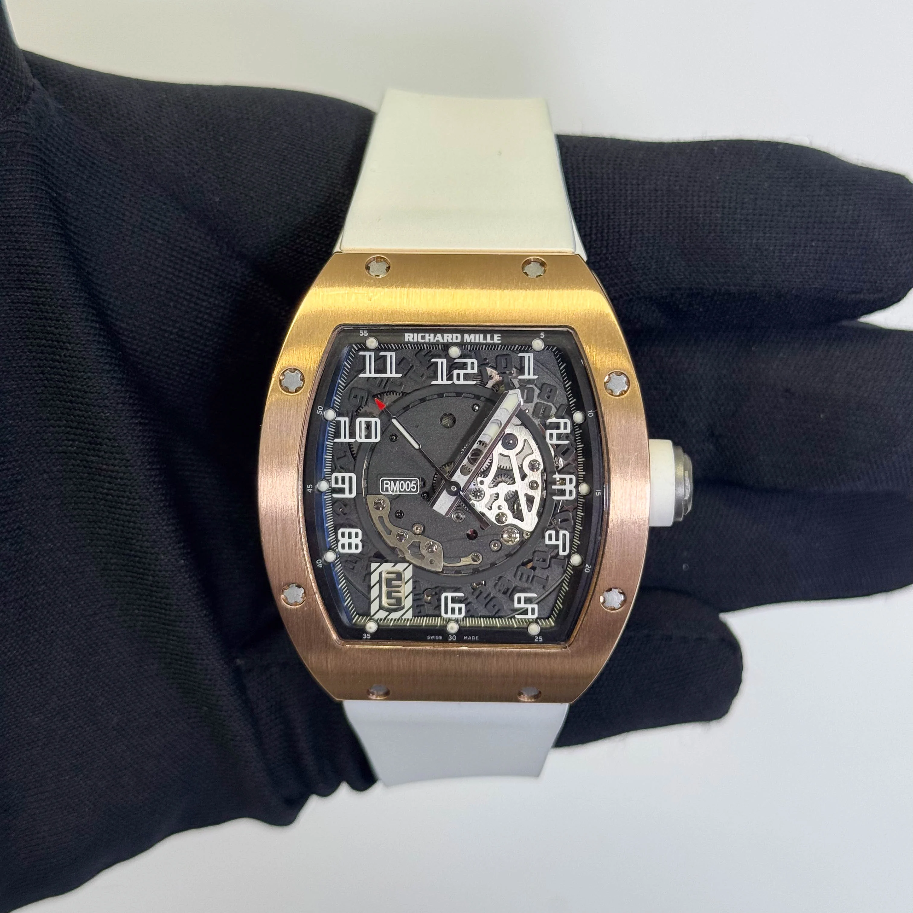 Richard Mille RM005 38mm Skeletonized Dial Watch Ref# RM005 - Image 2