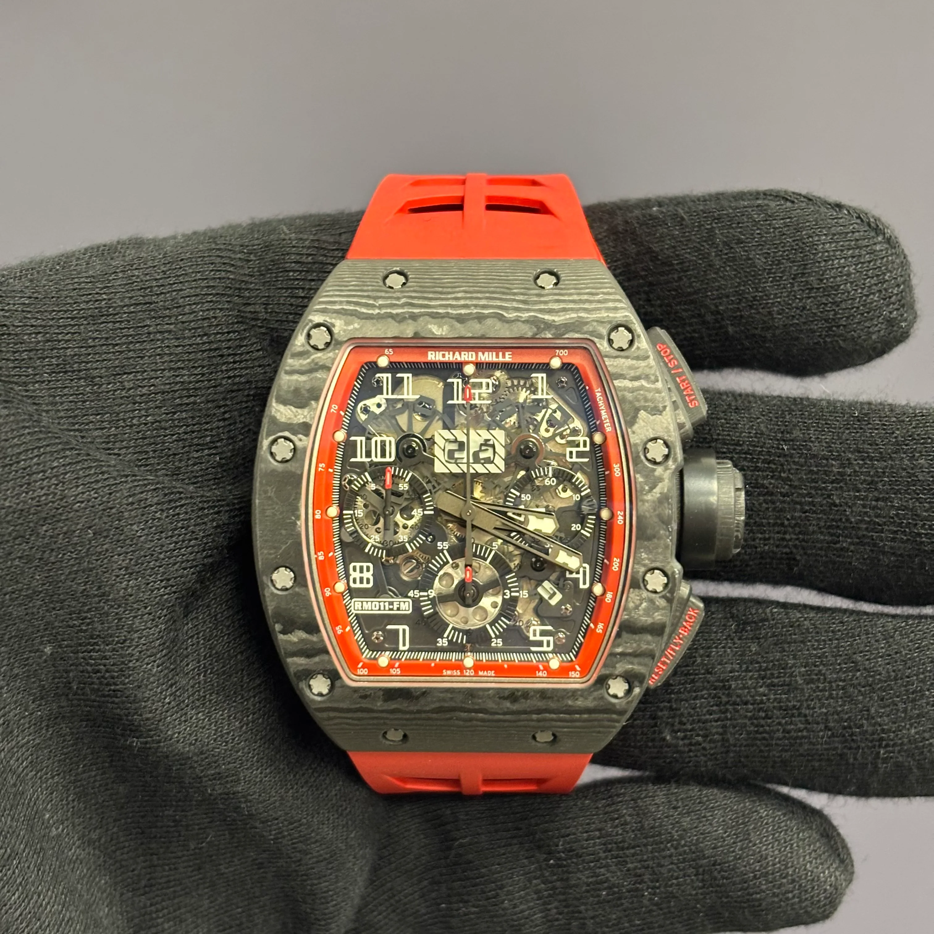 Richard Mille RM011 42mm Openwork Dial Watch Ref# RM011 - Image 2