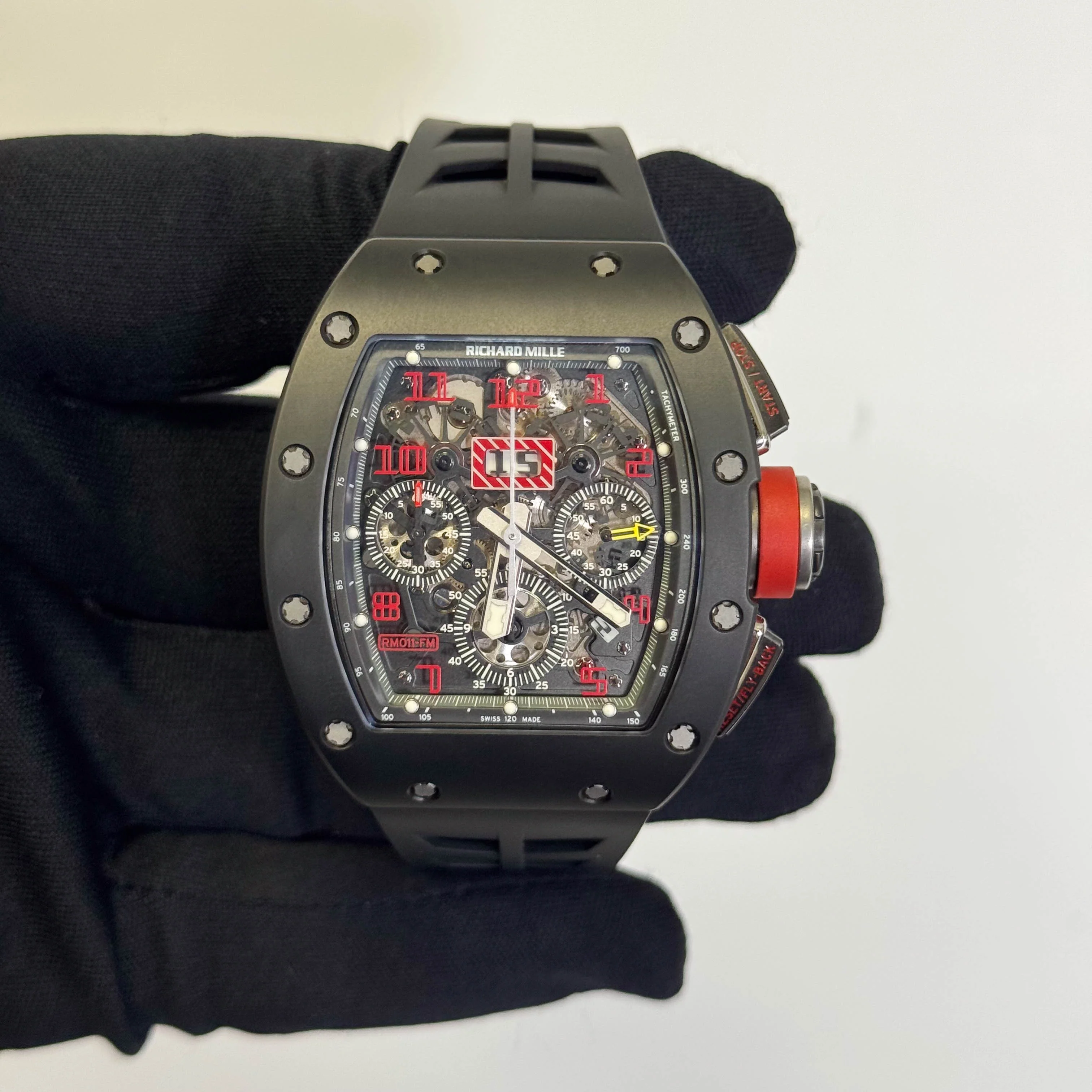 Richard Mille RM011 42mm Openwork Dial Watch Ref# RM011 - Image 2