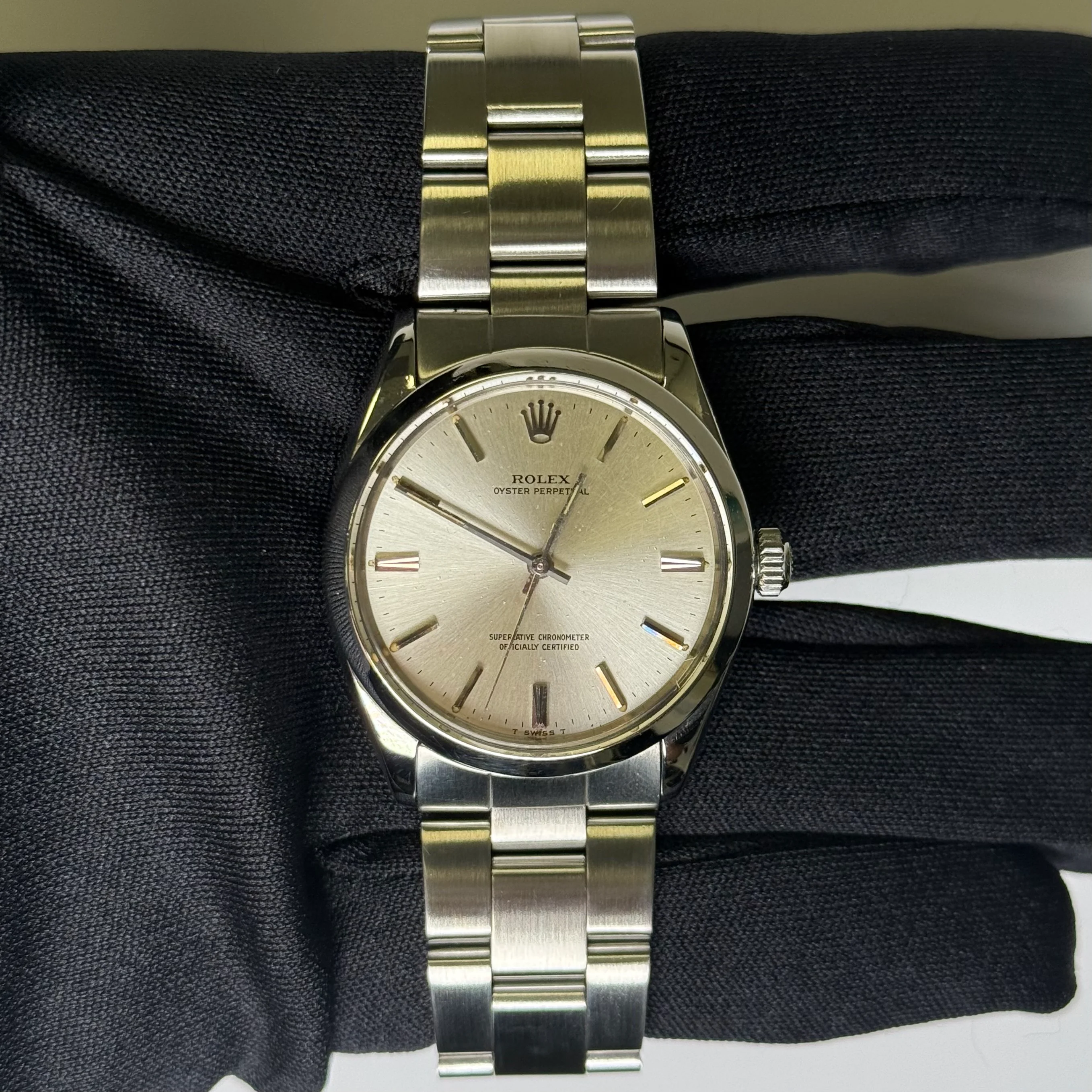 Rolex Air-King 34mm Silver Dial Watch Ref# 5500 - Image 2