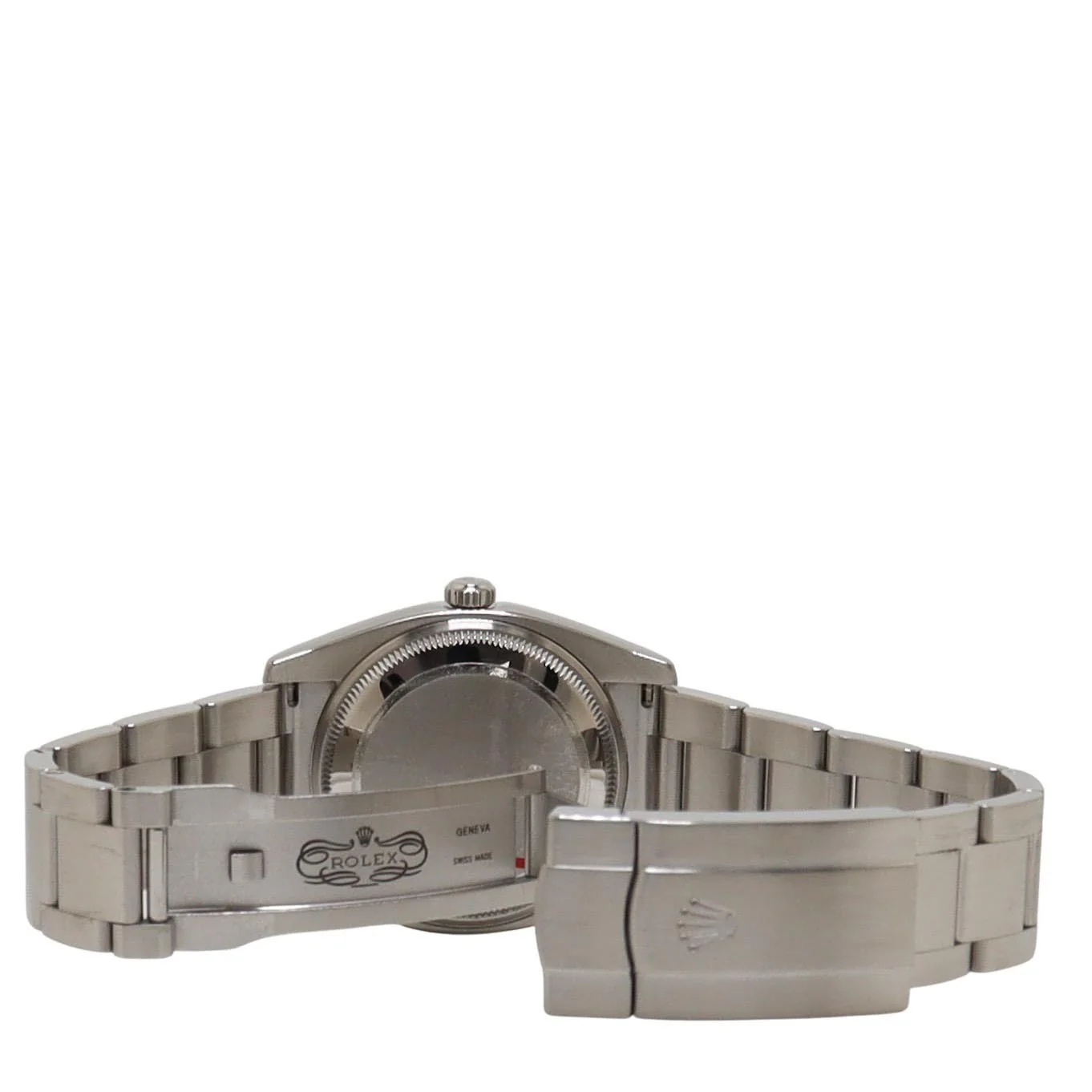 Rolex Air King Stainless Steel 34mm White Roman Dial Watch Reference#: 114200 - Image 5