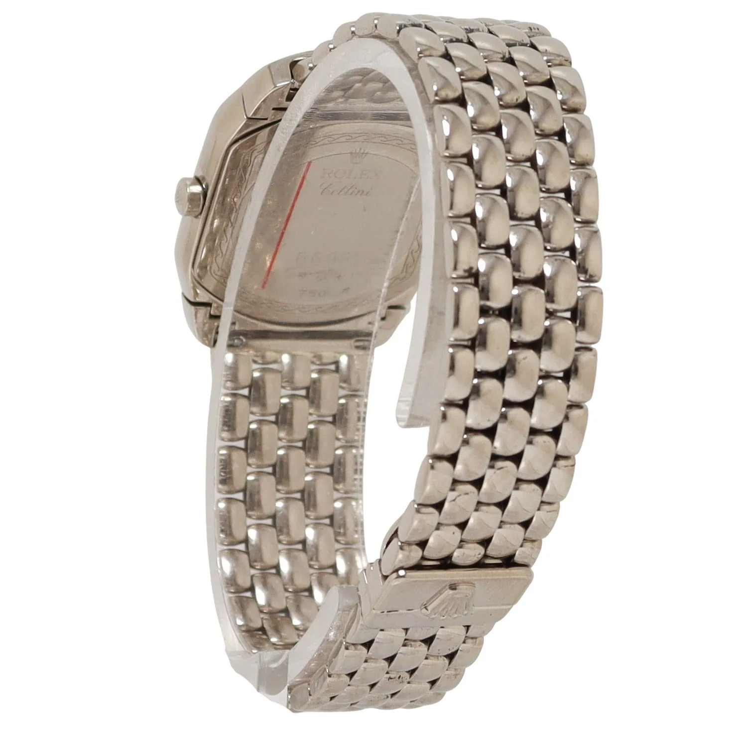 Rolex Cellini White Gold 35 mm x 25 mm White Roman Dial Watch Reference# 6693/9 - Image 3