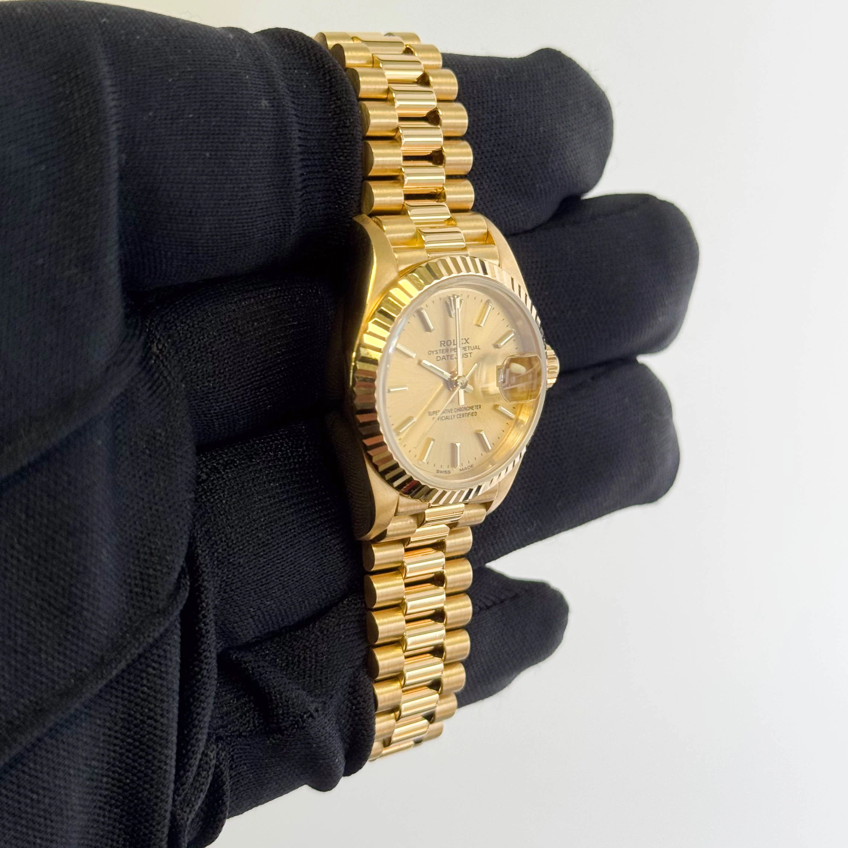 Rolex Datejust 26mm Champagne Dial Watch Ref# 69178 - Image 3