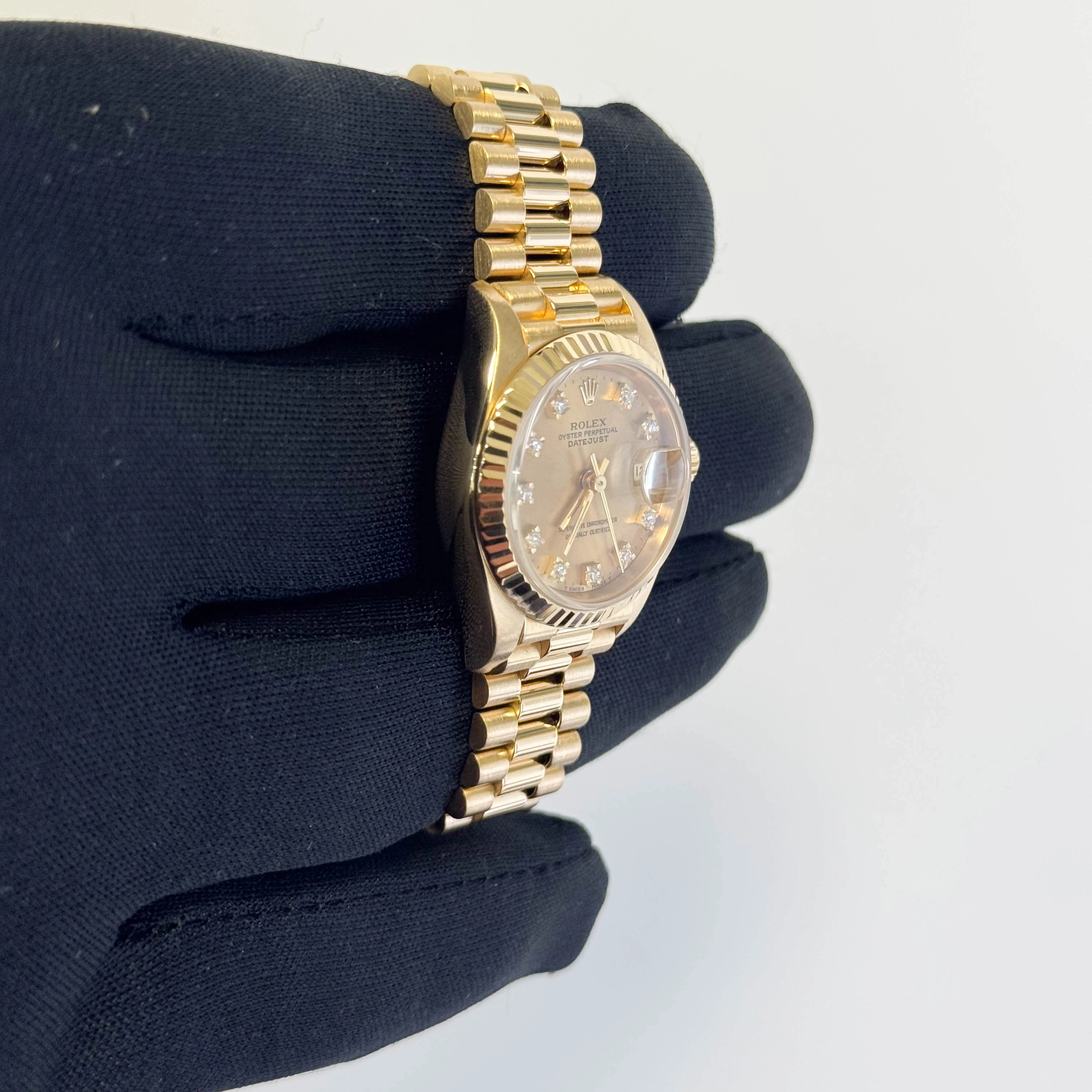 Rolex Datejust 26mm Champagne Dial Watch Ref# 69178 - Image 3