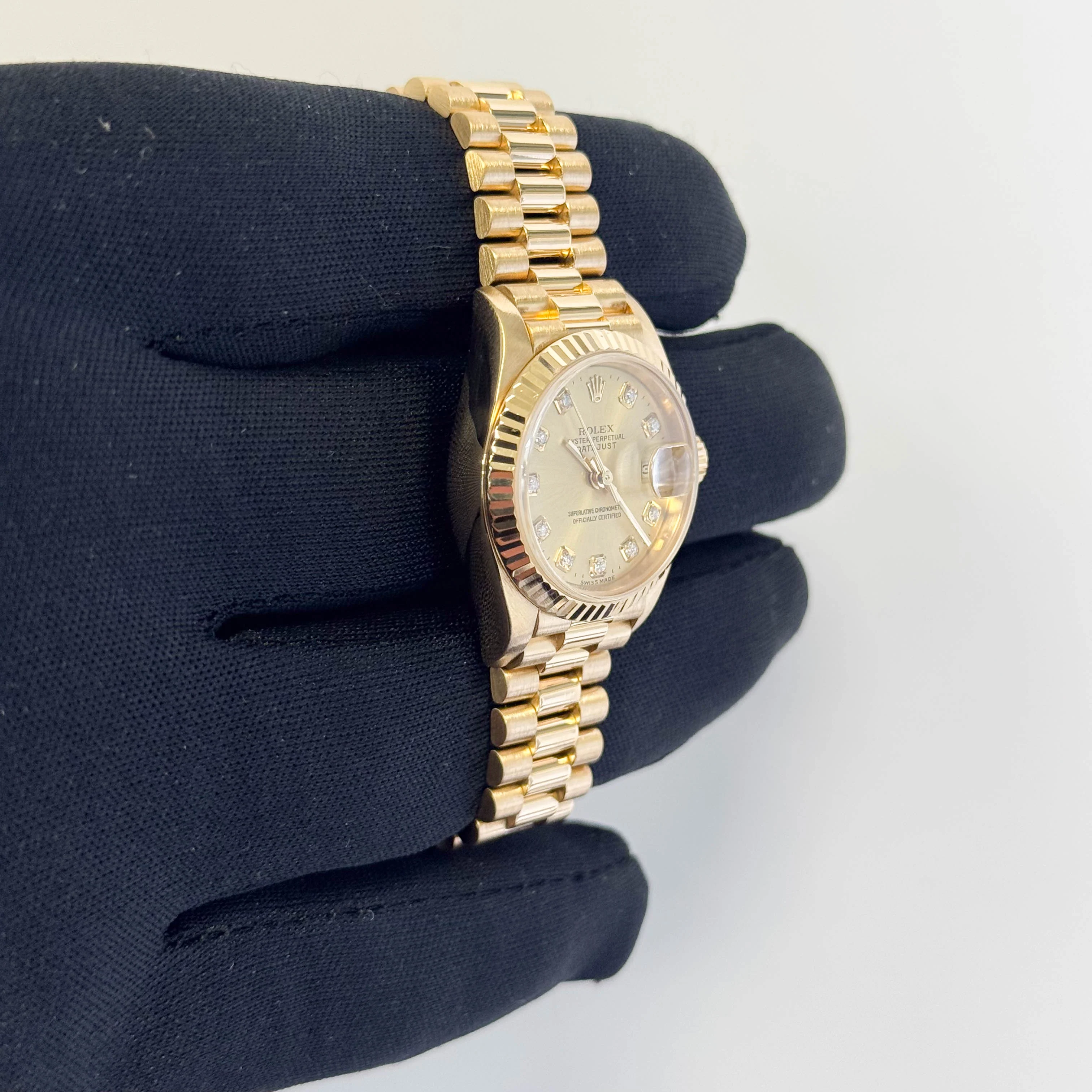 Rolex Datejust 26mm Champagne Dial Watch Ref# 69178 - Image 3