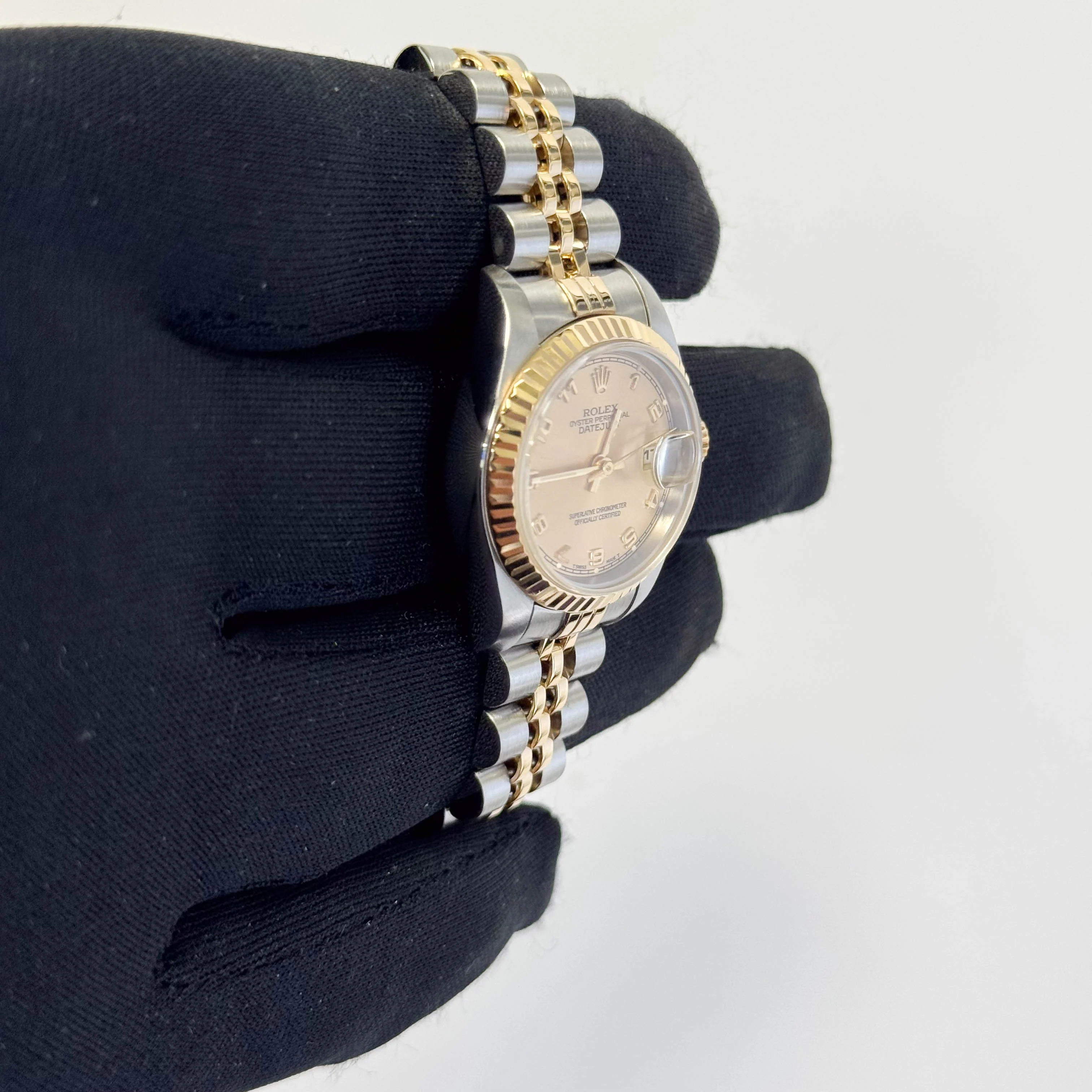 Rolex Datejust 26mm Champagne Dial Watch Ref# 69173 - Image 3
