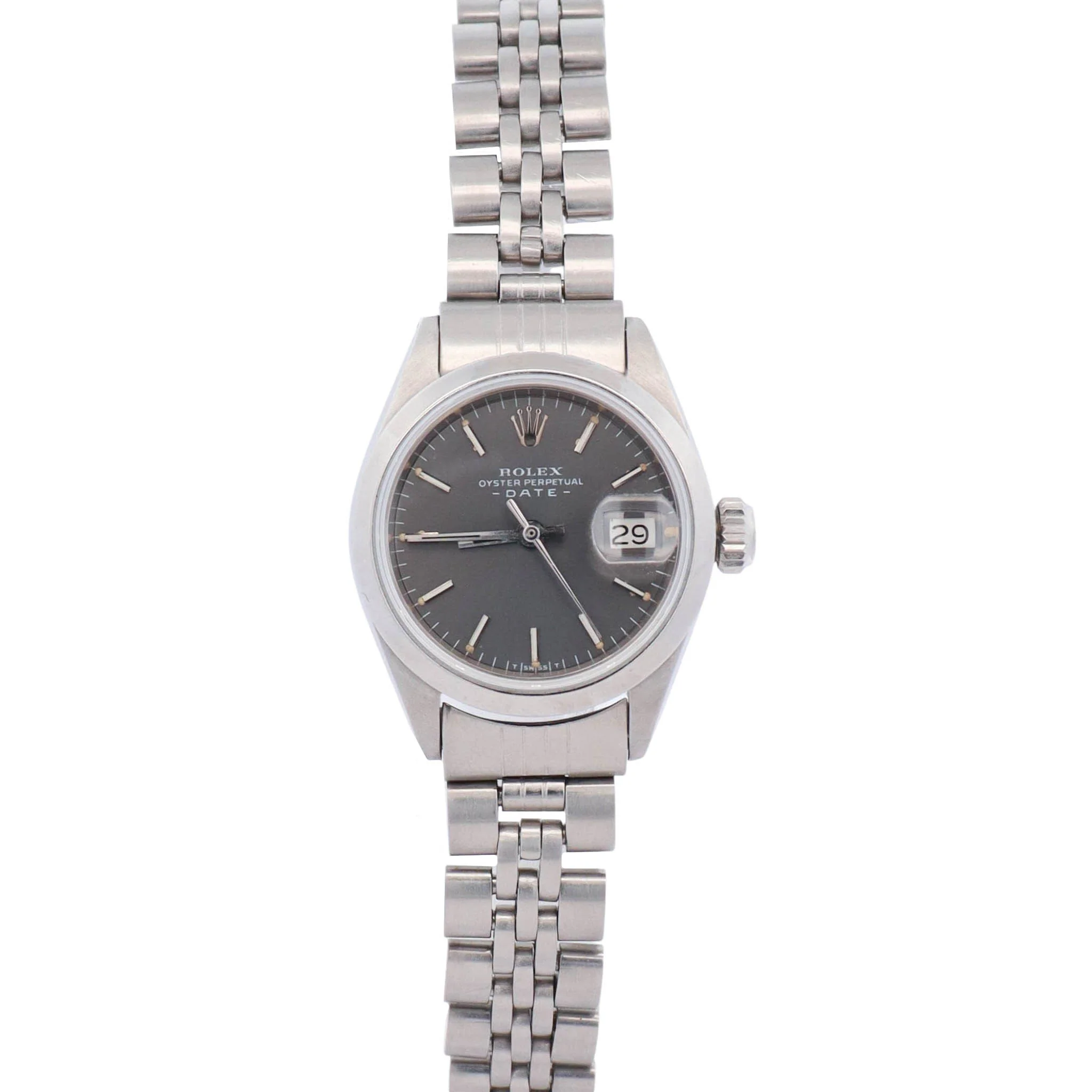Rolex Datejust 26mm Grey Dial Watch Ref# 69160