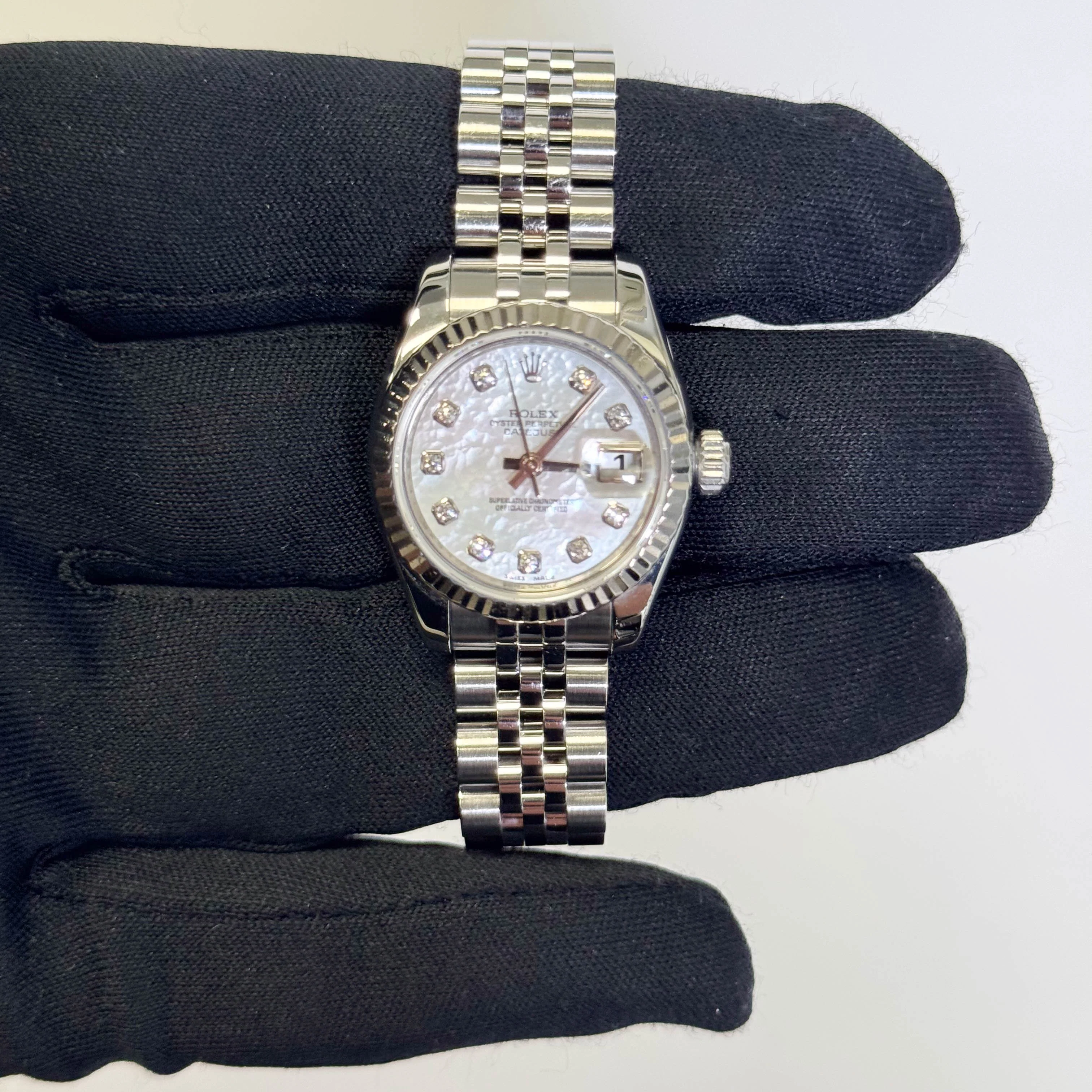 Rolex Datejust 26mm MOP Dial Watch Ref# 179174 - Image 2