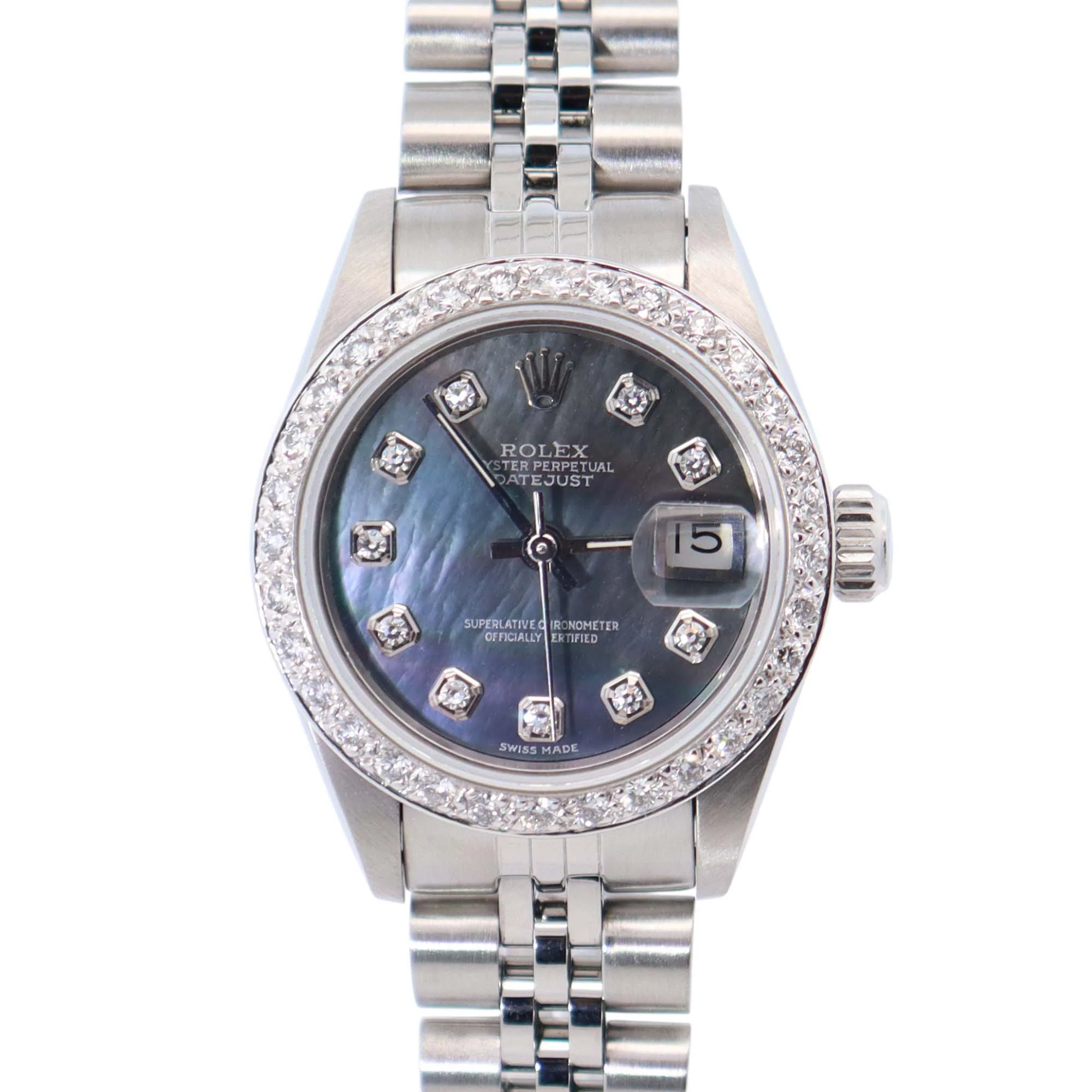 Rolex Datejust 26mm MOP Dial Watch Ref# 69174