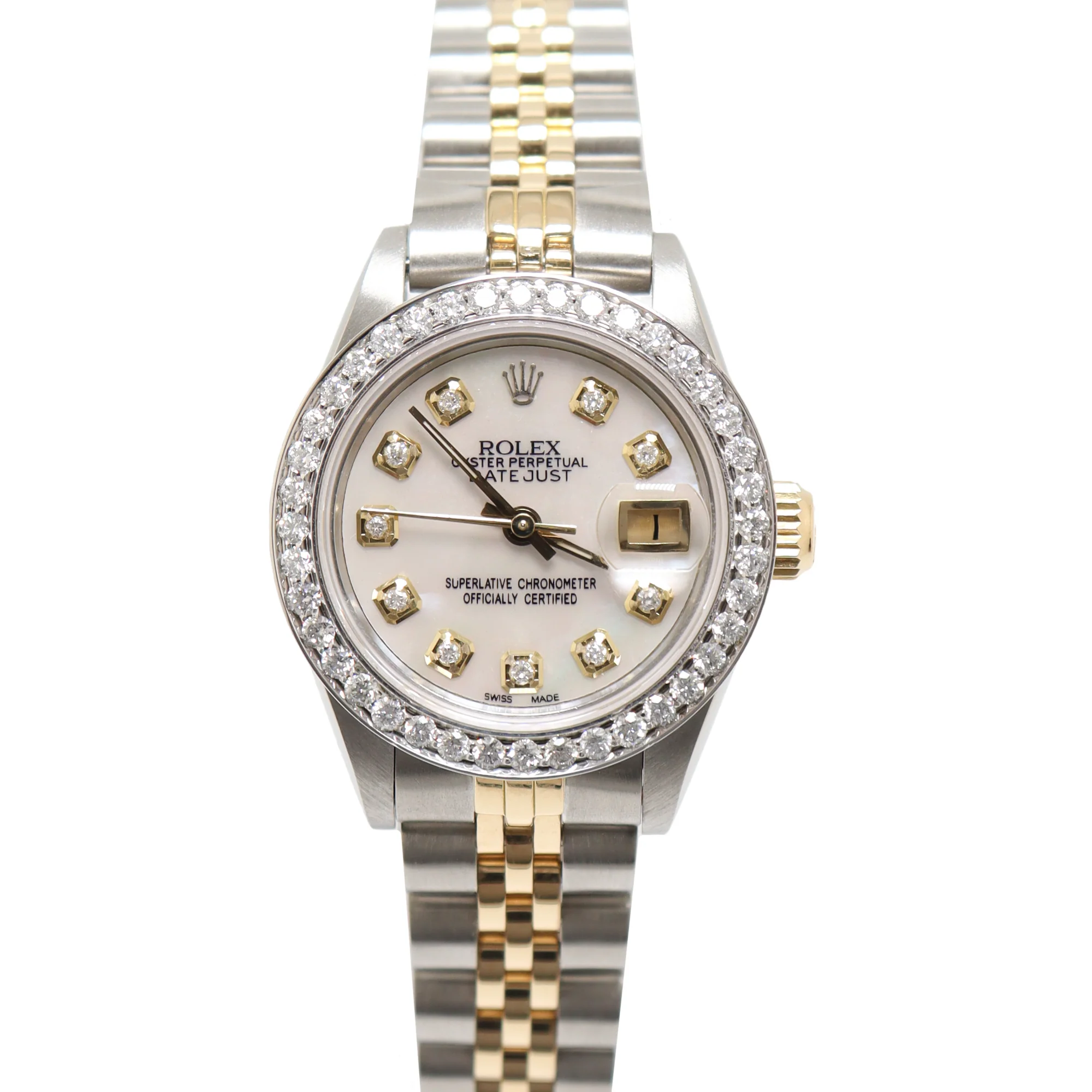 Rolex Datejust 26mm MOP Dial Watch Ref# 69173