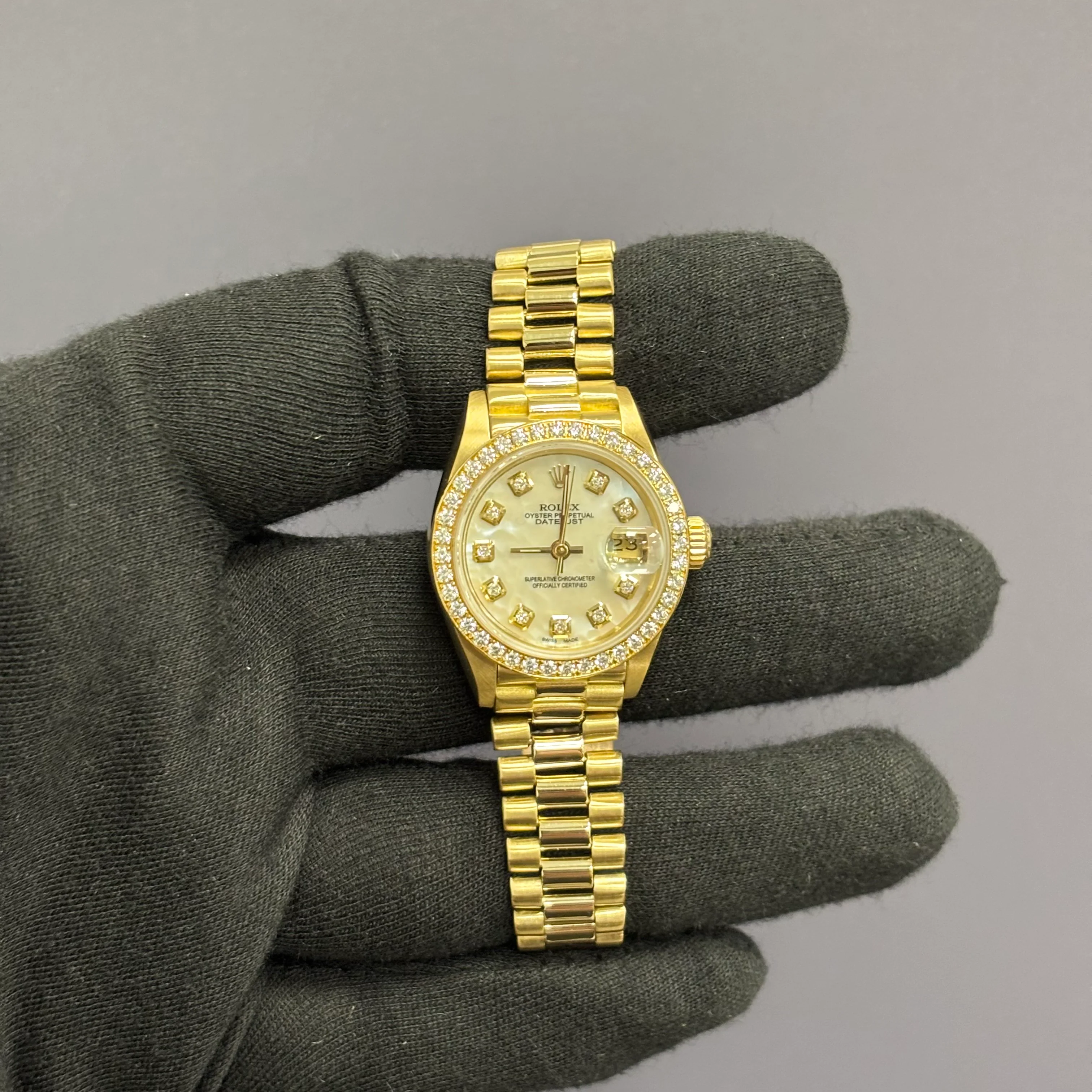 Rolex Datejust 26mm MOP Watch Dial Watch Ref# 69178 - Image 2