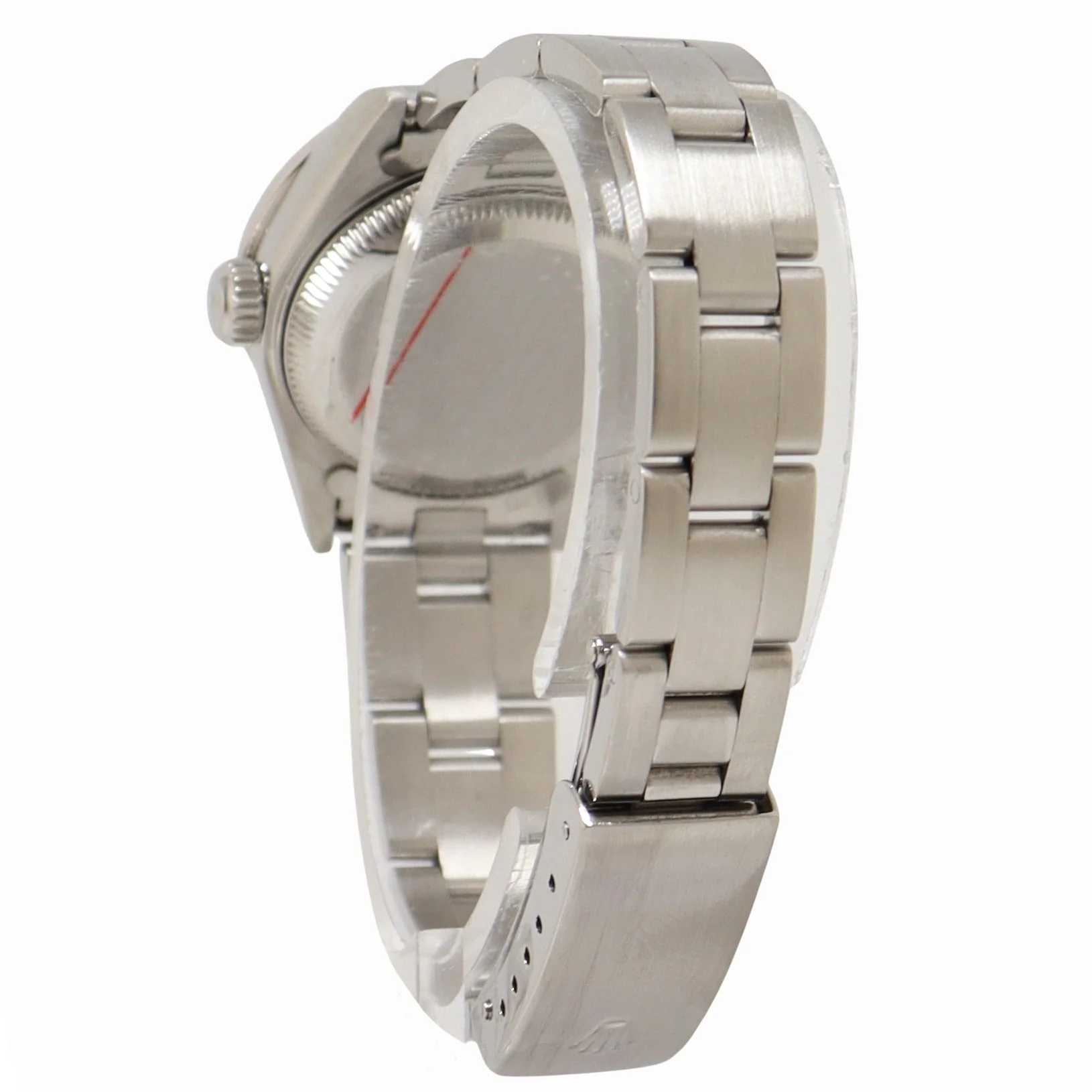 Rolex Datejust 26mm Stainless Steel White Arabic & Stick Dial Watch Reference# 79160 - Image 3