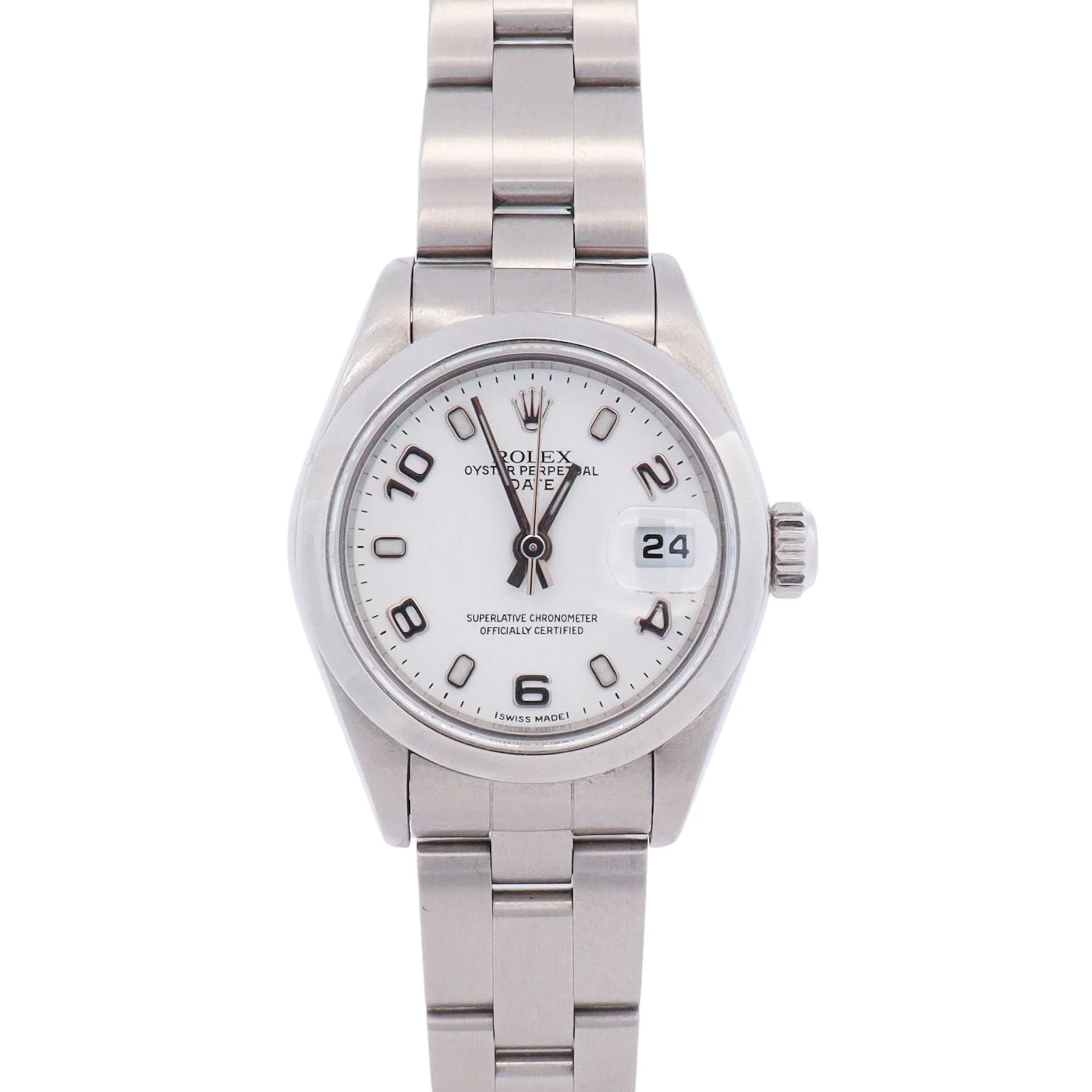 Rolex Datejust 26mm White Dial Watch Ref# 79160