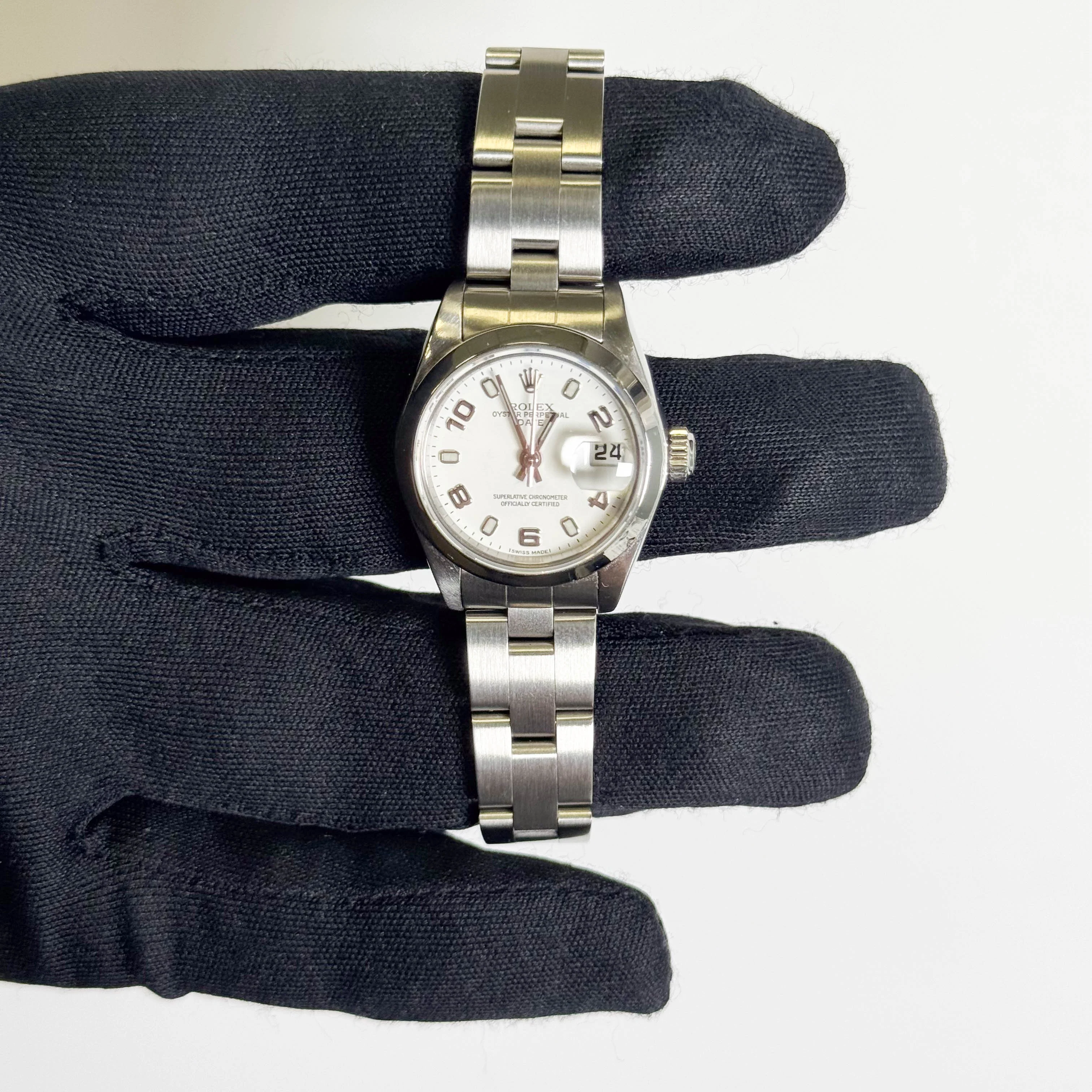 Rolex Datejust 26mm White Dial Watch Ref# 79160 - Image 2