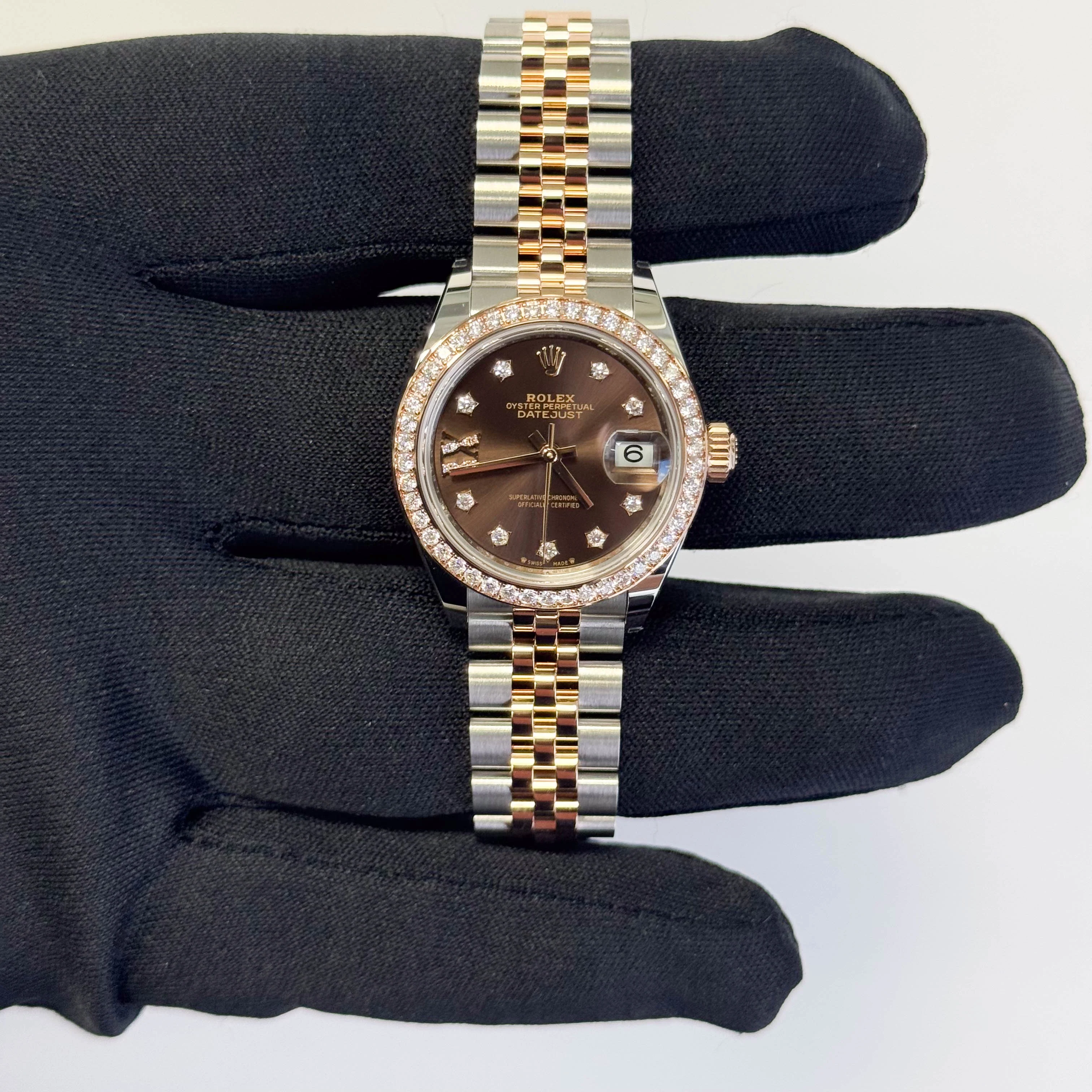Rolex Datejust 28mm Brown Dial Watch Ref# 279381RBR - Image 2