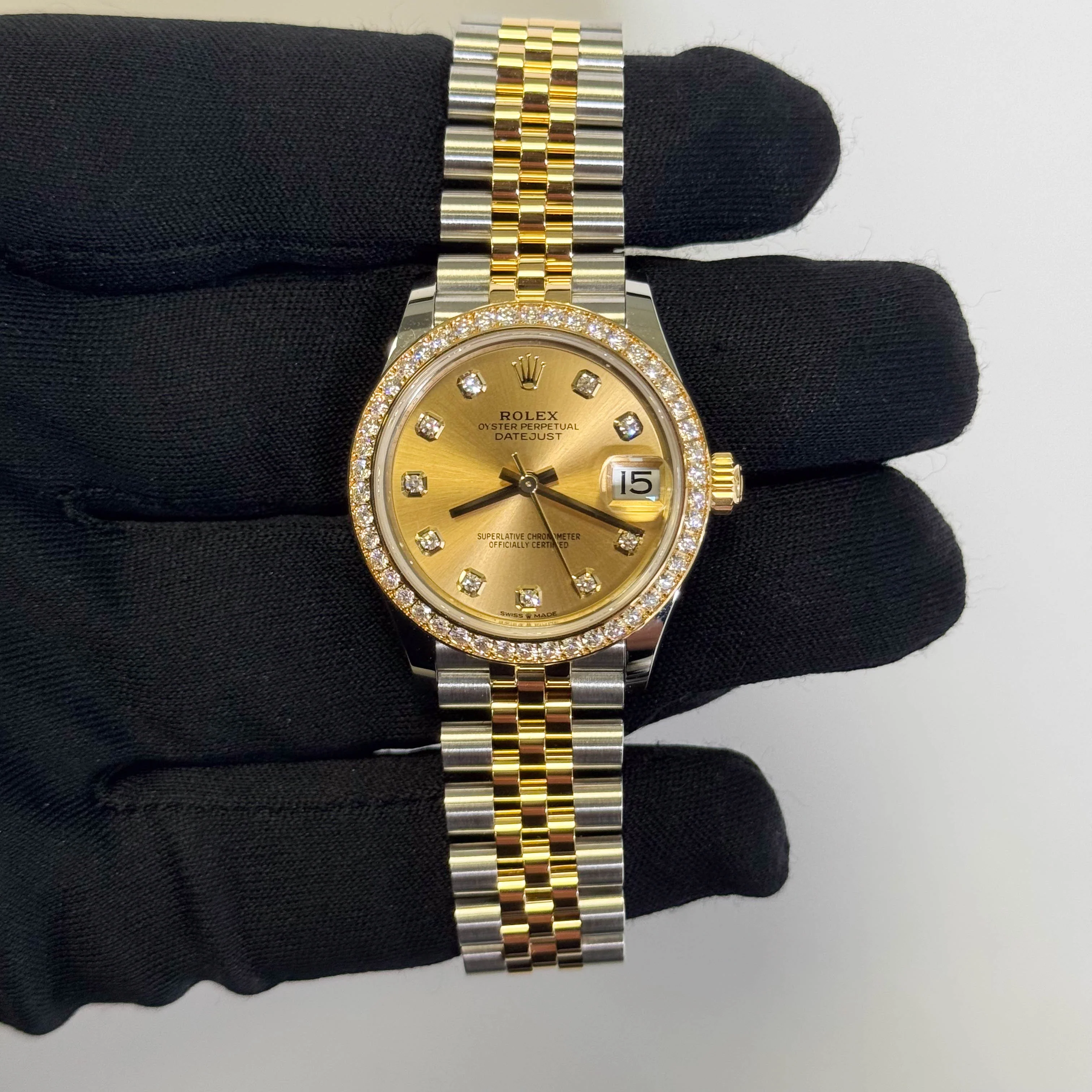 Rolex Datejust 31mm Champagne Dial Watch Ref# 278383RBR - Image 2