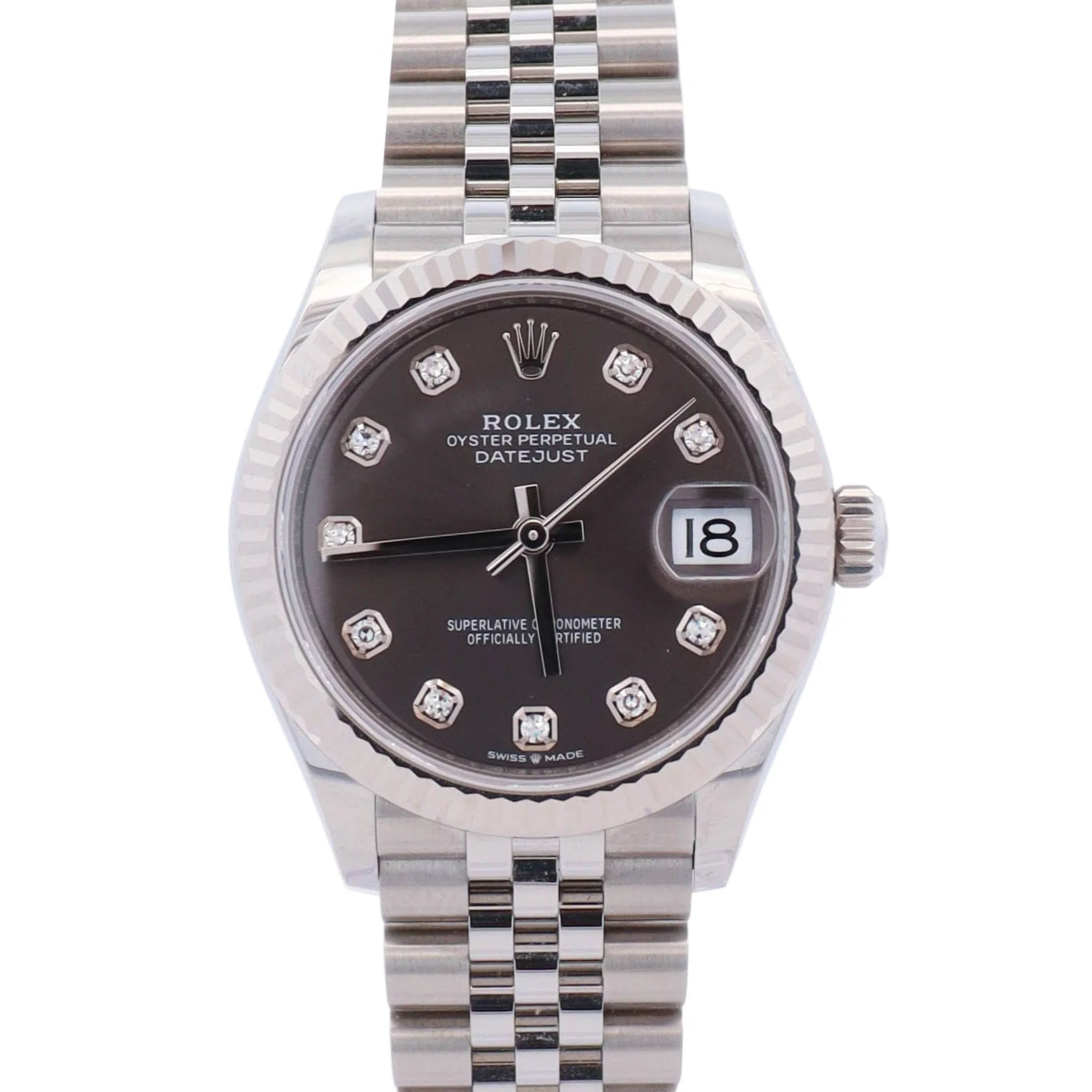 Rolex Datejust 31mm Gray Dial Watch Ref# 278274