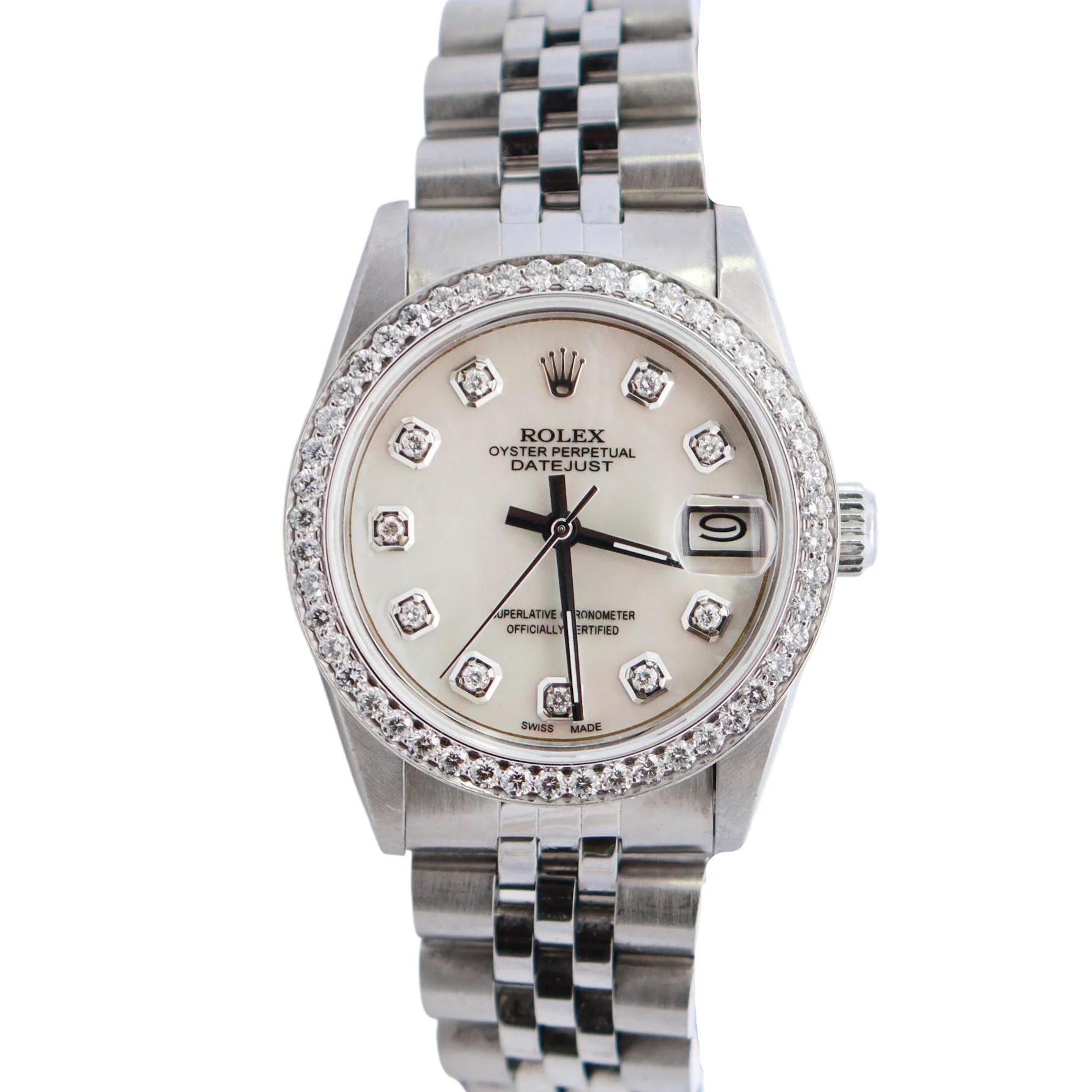 Rolex Datejust 31mm MOP Dial Watch Ref# 68274