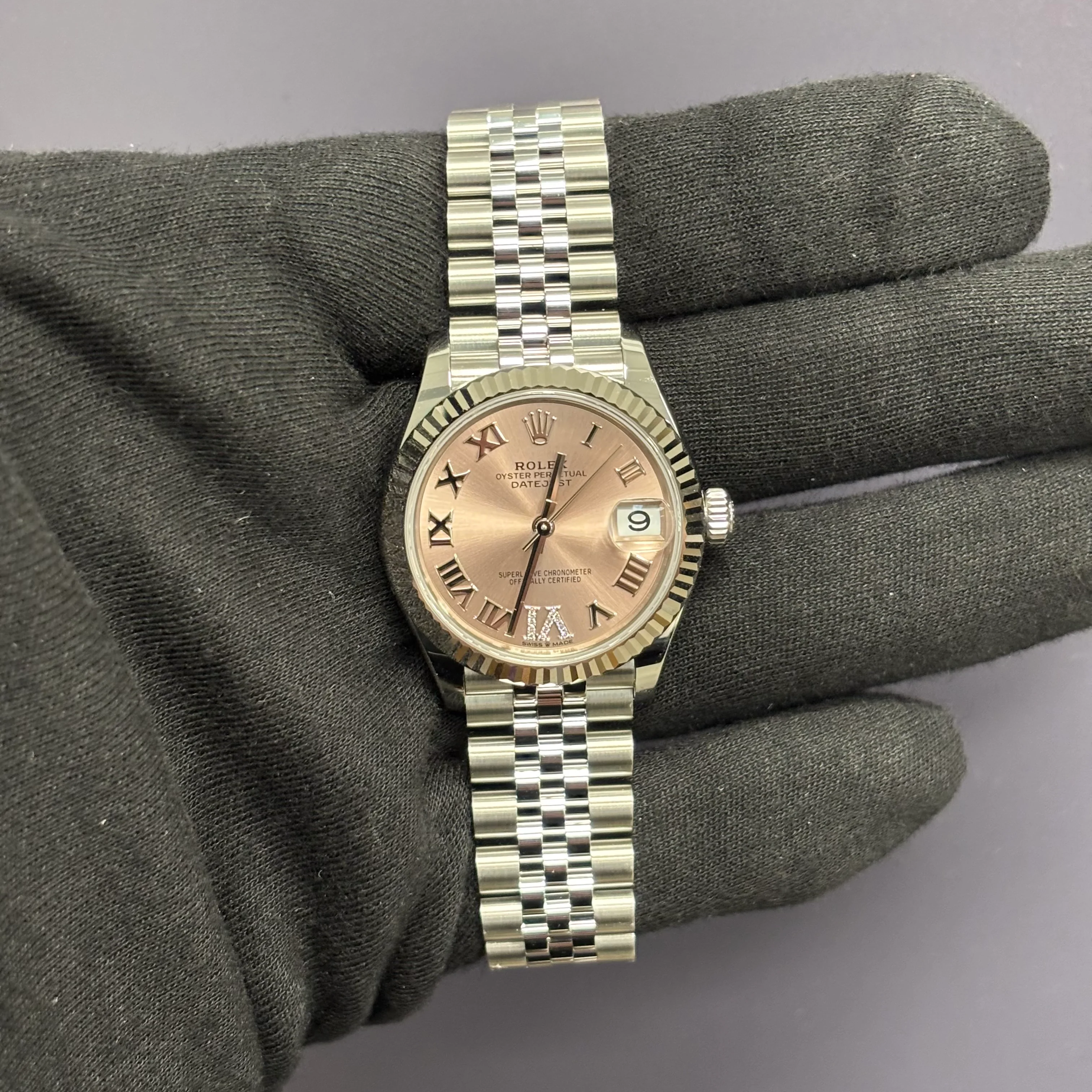 Rolex Datejust 31mm Pink Dial Watch Ref# 278274 - Image 2