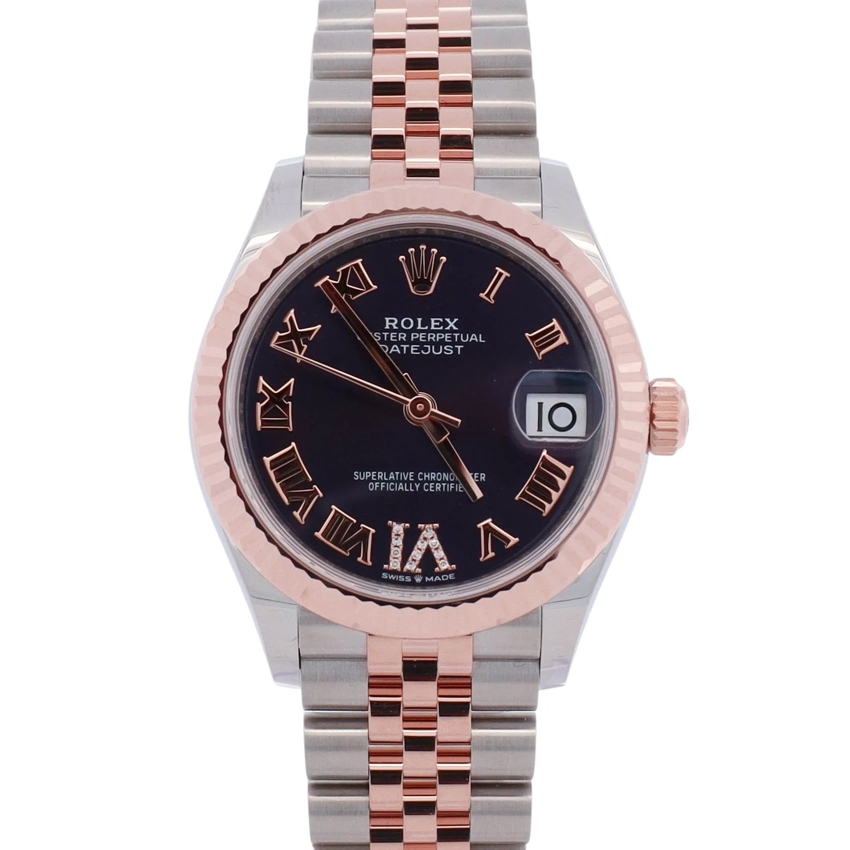 Rolex Datejust 31mm Purple Dial Watch Ref# 278271
