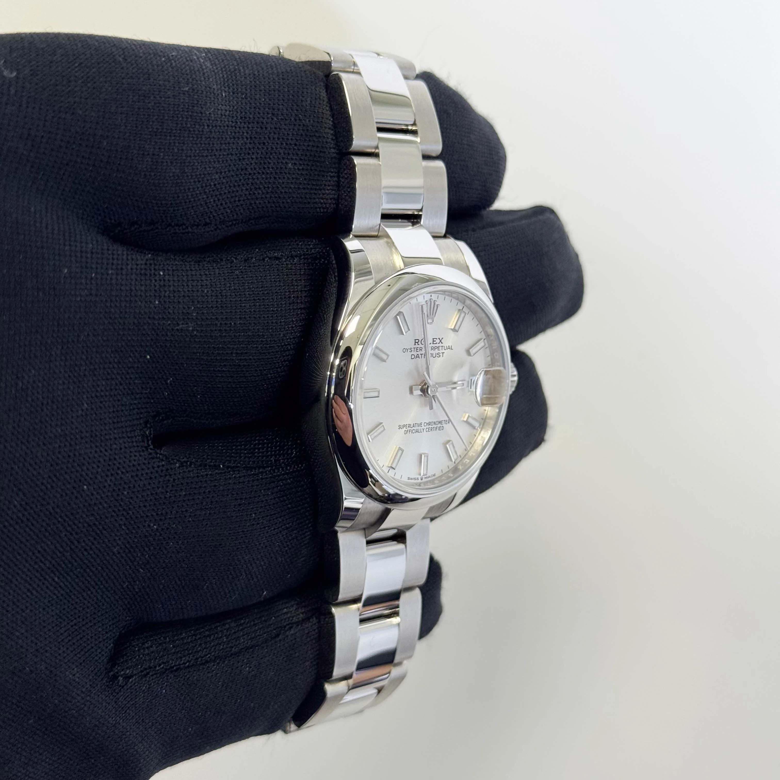 Rolex Datejust 31mm Silver Dial Watch Ref# 278240 - Image 3