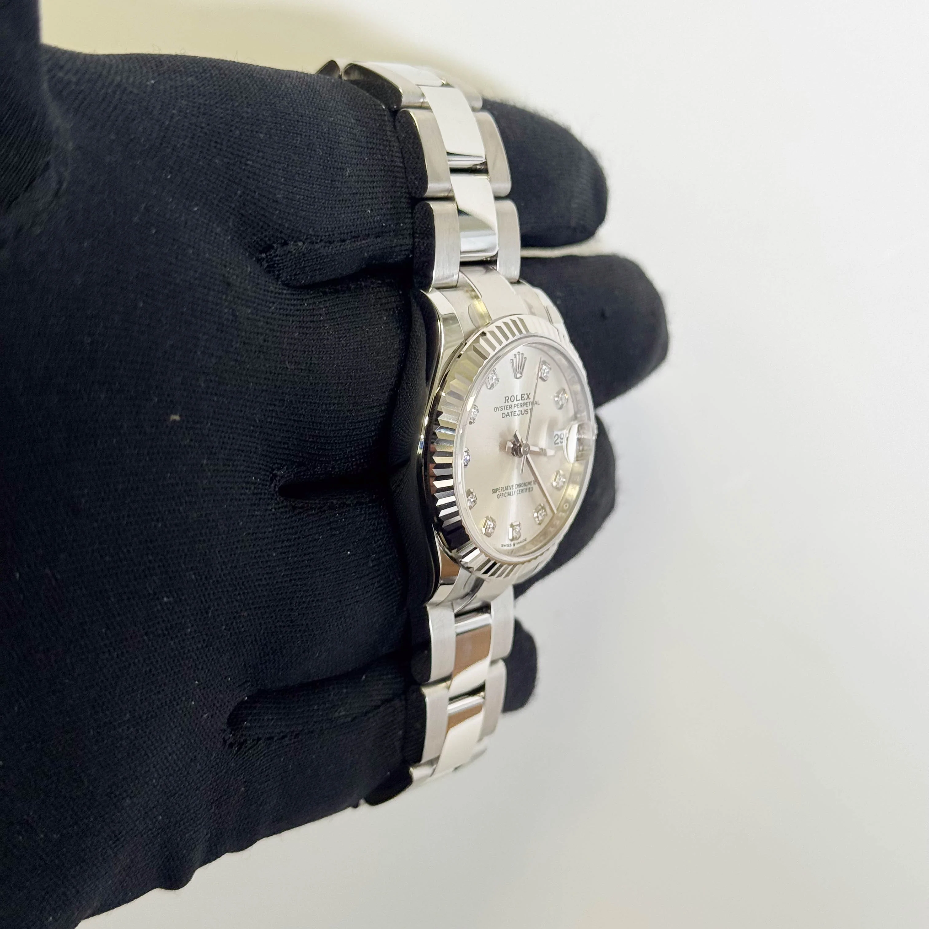 Rolex Datejust 31mm Silver Dial Watch Ref# 278274 - Image 3