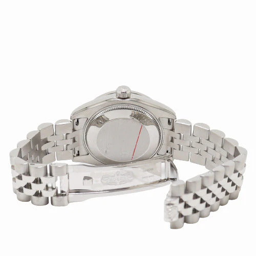 Rolex Datejust 31mm Stainless Steel Case Custom White MOP Diamond Dial Watch Reference# 178240 - Image 3