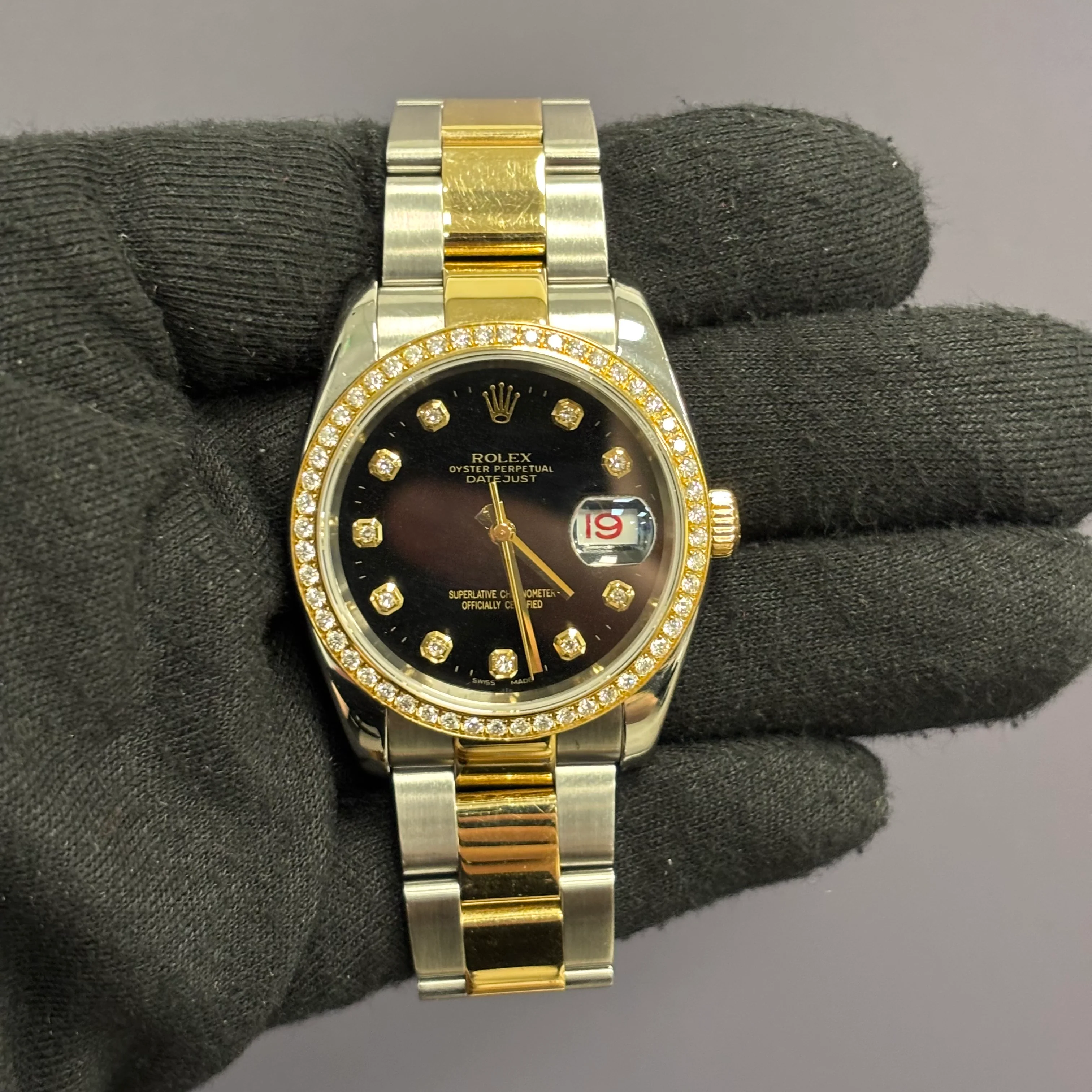 Rolex Datejust 36mm Black Dial Watch Ref# 116203 - Image 2