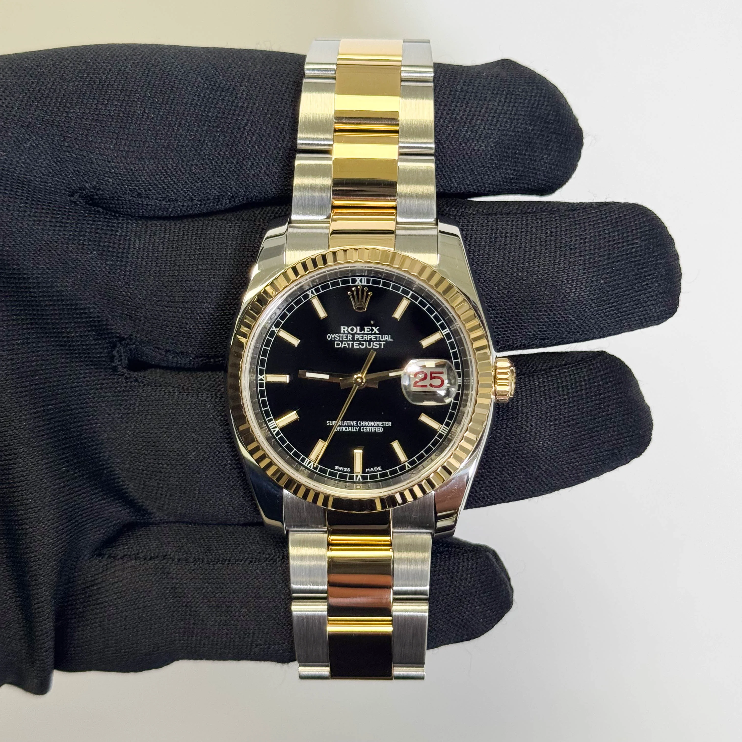 Rolex Datejust 36mm Black Dial Watch Ref# 116233 - Image 2