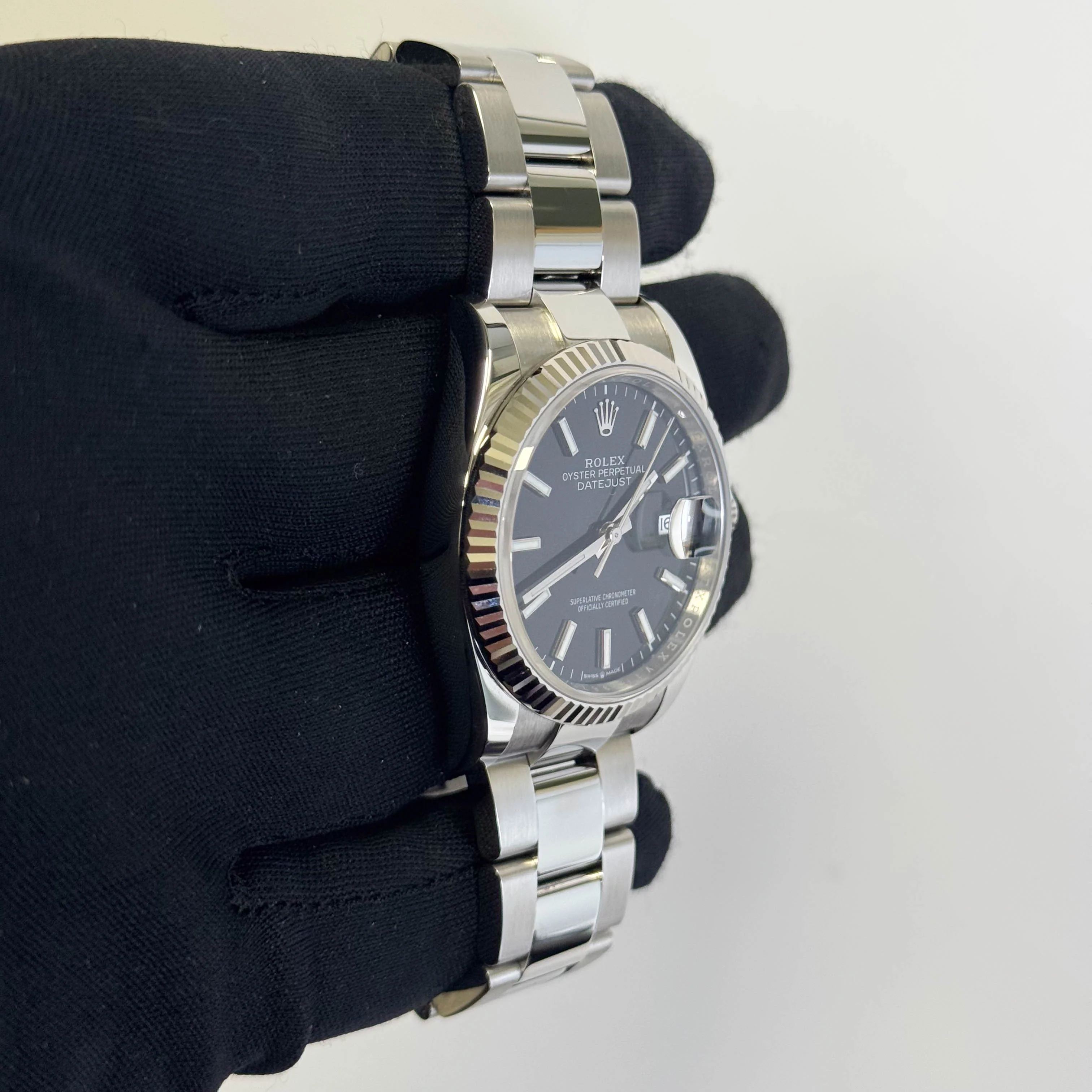 Rolex Datejust 36mm Black Dial Watch Ref# 126234 - Image 3