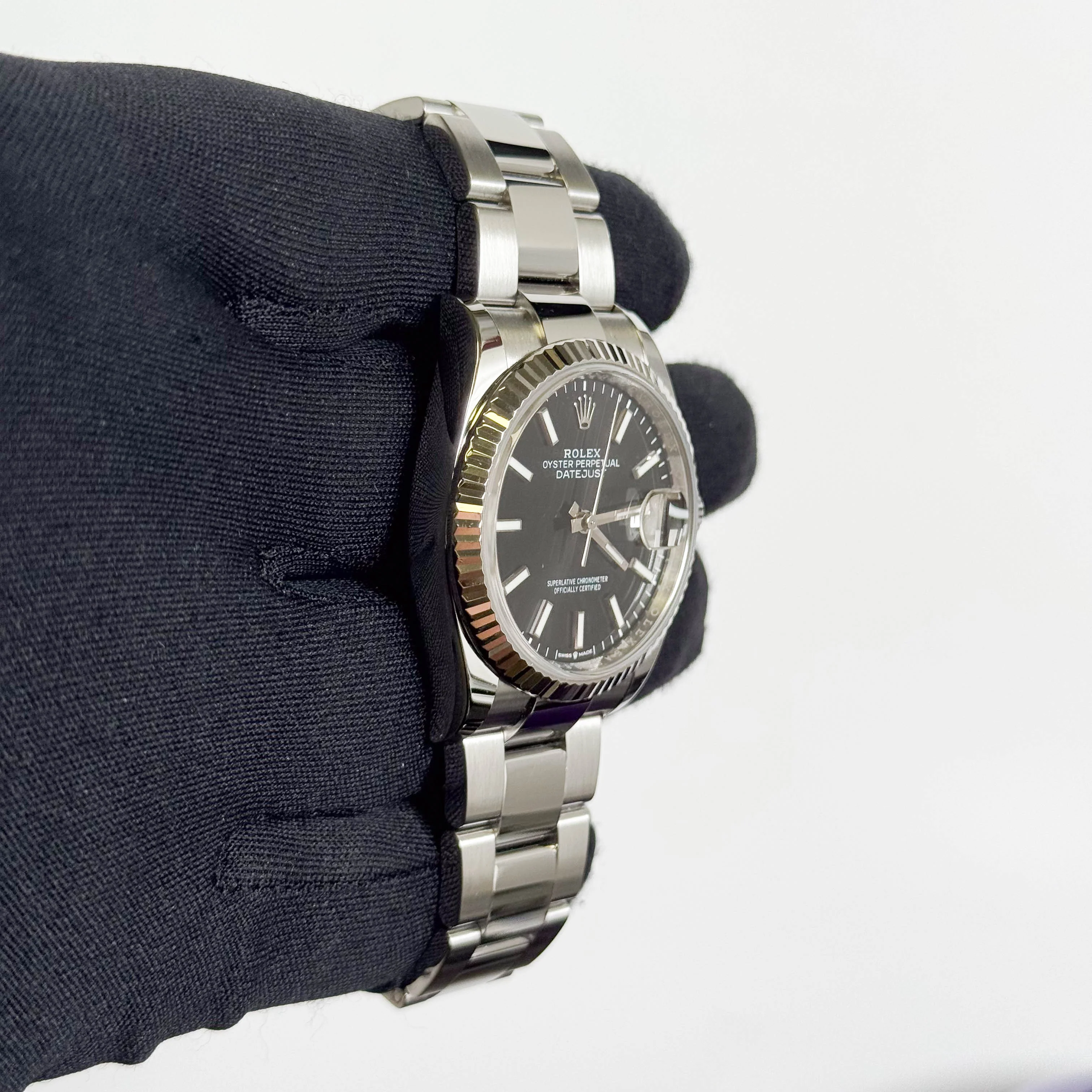 Rolex Datejust 36mm Black Dial Watch Ref# 126234 - Image 3