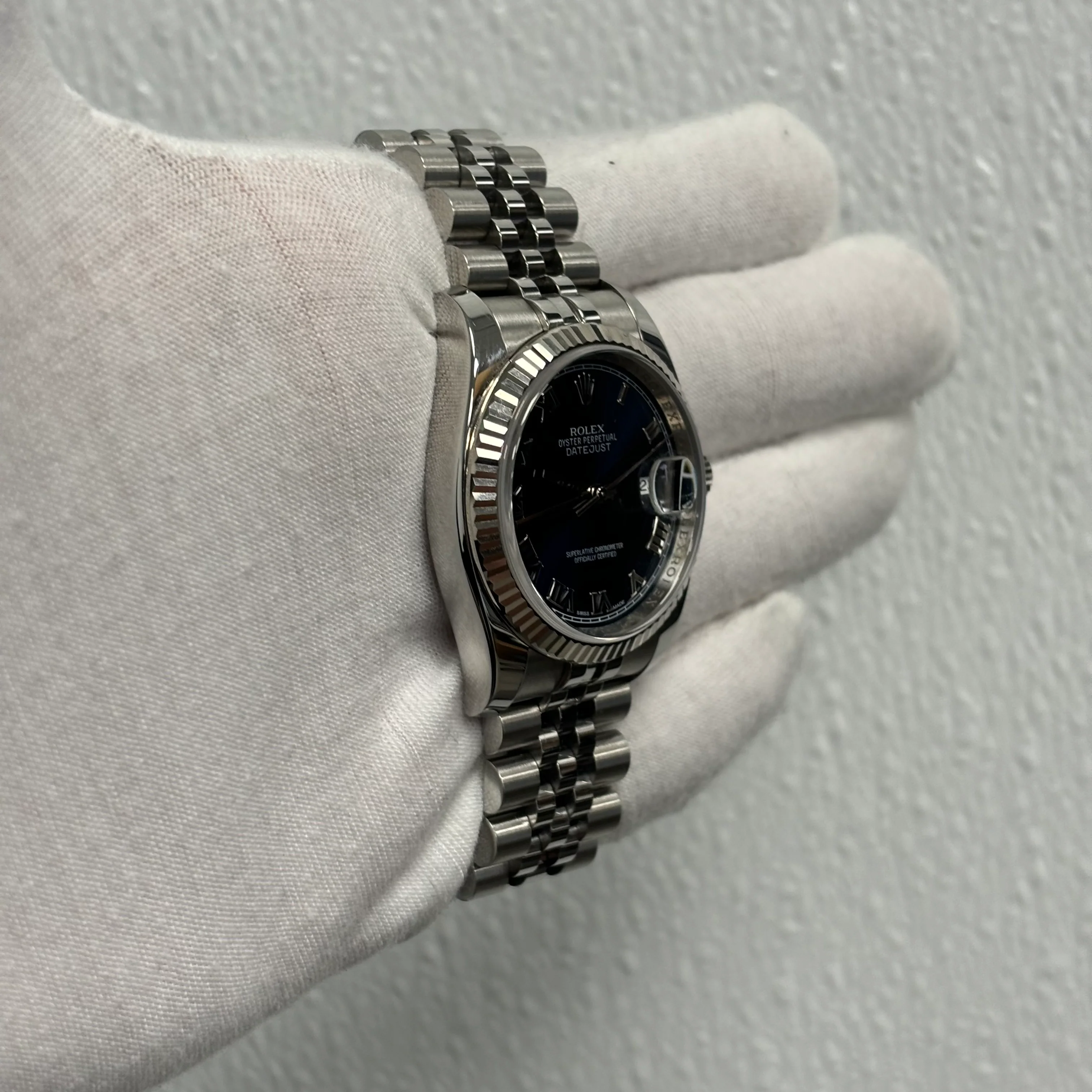 Rolex Datejust 36mm Blue Dial Watch Ref# 116234 - Image 3
