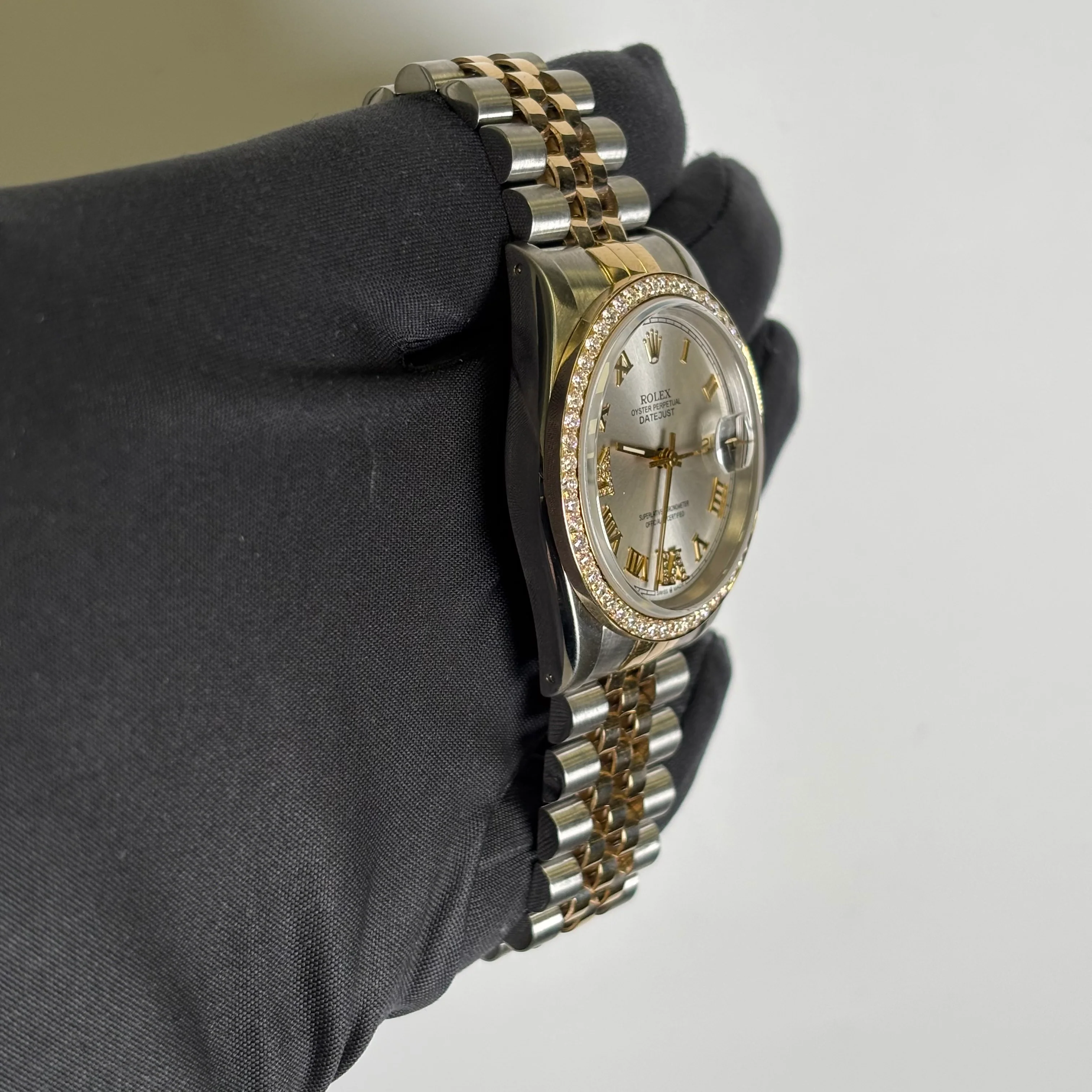 Rolex Datejust 36mm Silver Dial Watch Ref# 16233 - Image 3