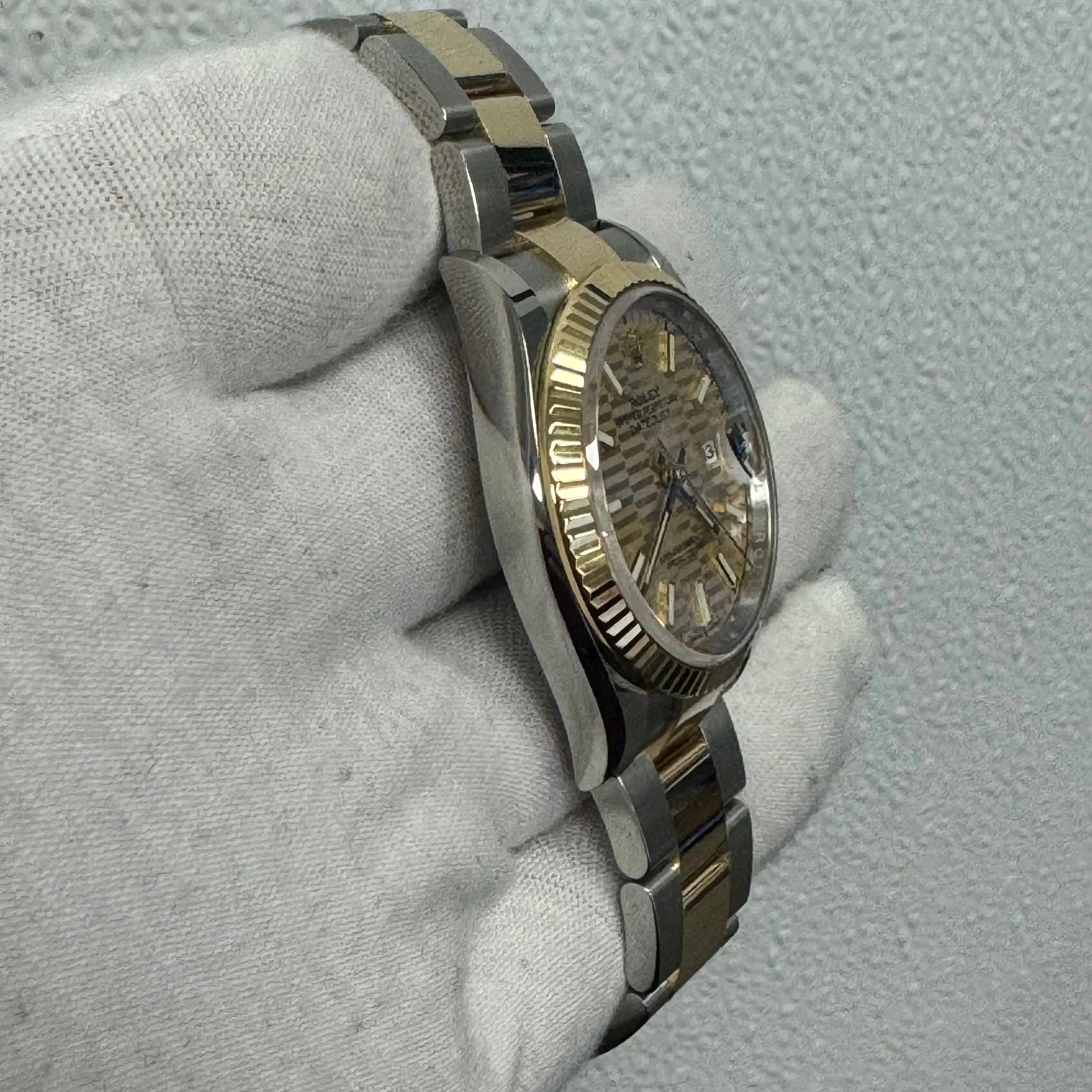 Rolex Datejust 36mm Champagne Motif Dial Watch Ref# 126233 - Image 3