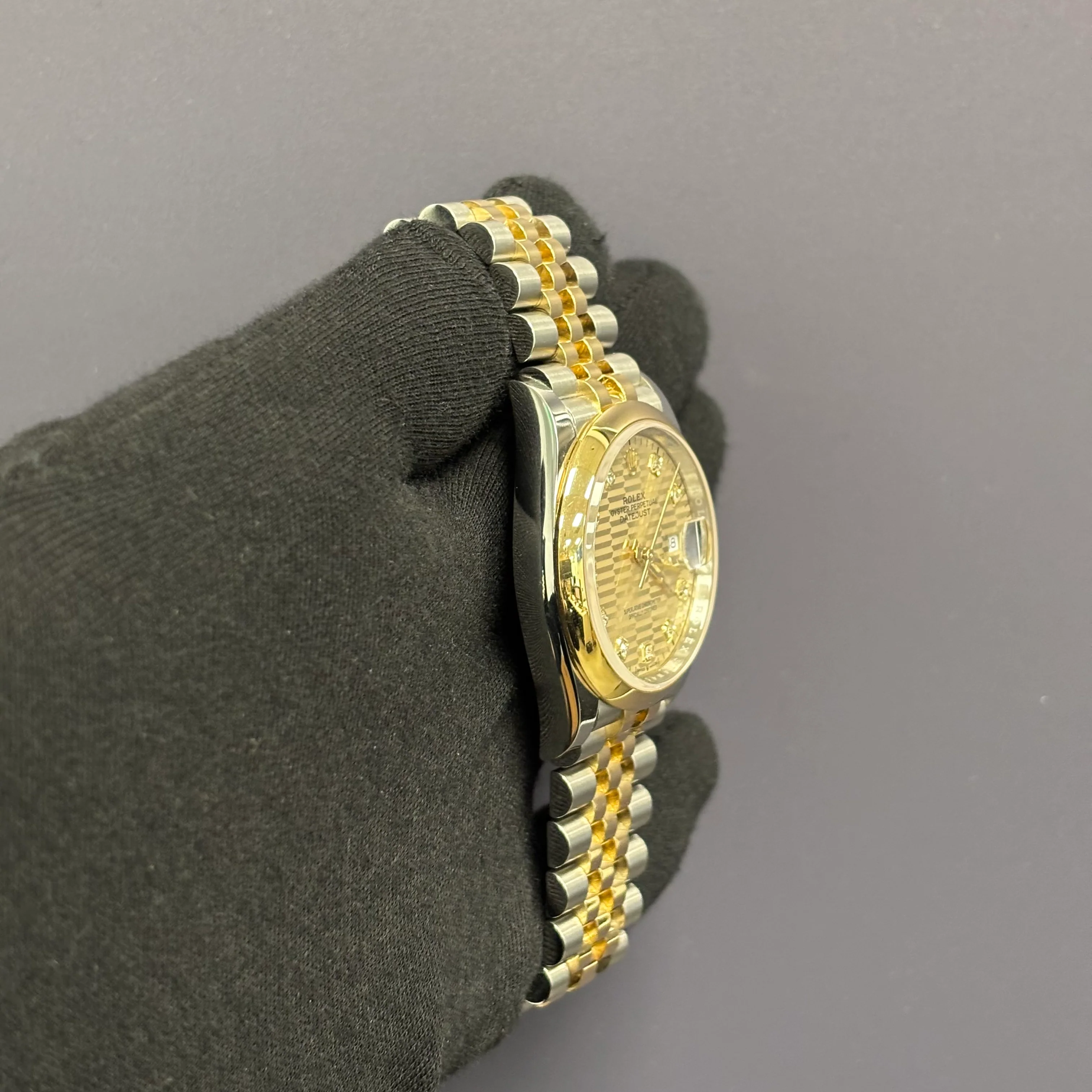 Rolex Datejust 36mm Champagne Dial Watch Ref# 126203 - Image 3